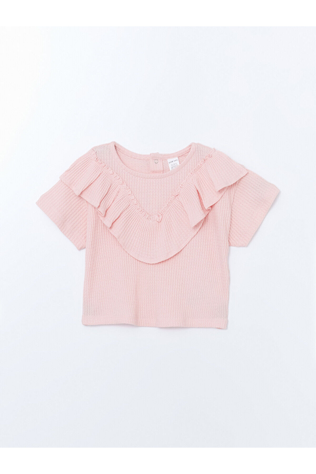 LC Waikiki Nevaa Collection Pembe Bisiklet Yaka Basic Kız Bebek Bluz ve Pantolon 2'li fotoğrafı 4 (önizleme)