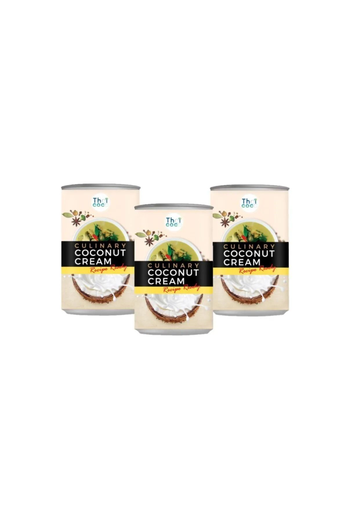 THAI COCO Kuliner Hindistan Cevizi Kreması 400ml X 3 Adet (3 Pieces )