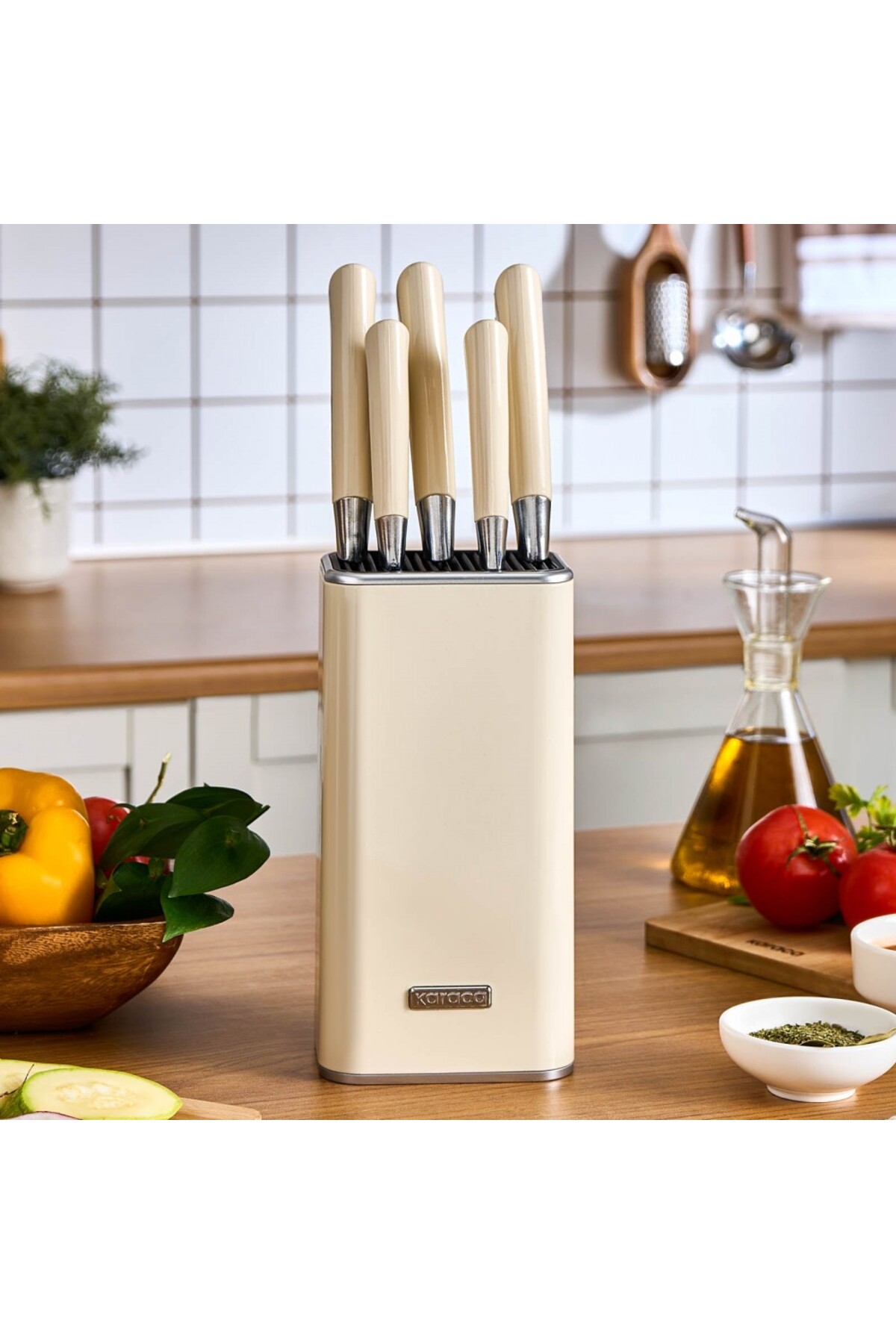 Karaca Mastersharp Messerset Weiß