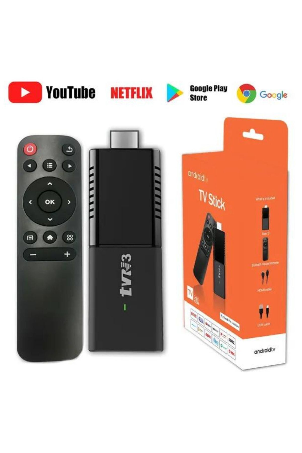 Teknowork Tv Box Hdmı Girişli Tüm Televizyonlara Uyumlu Ultra Hd Android Tv Box 4k Tv Stick Wifi