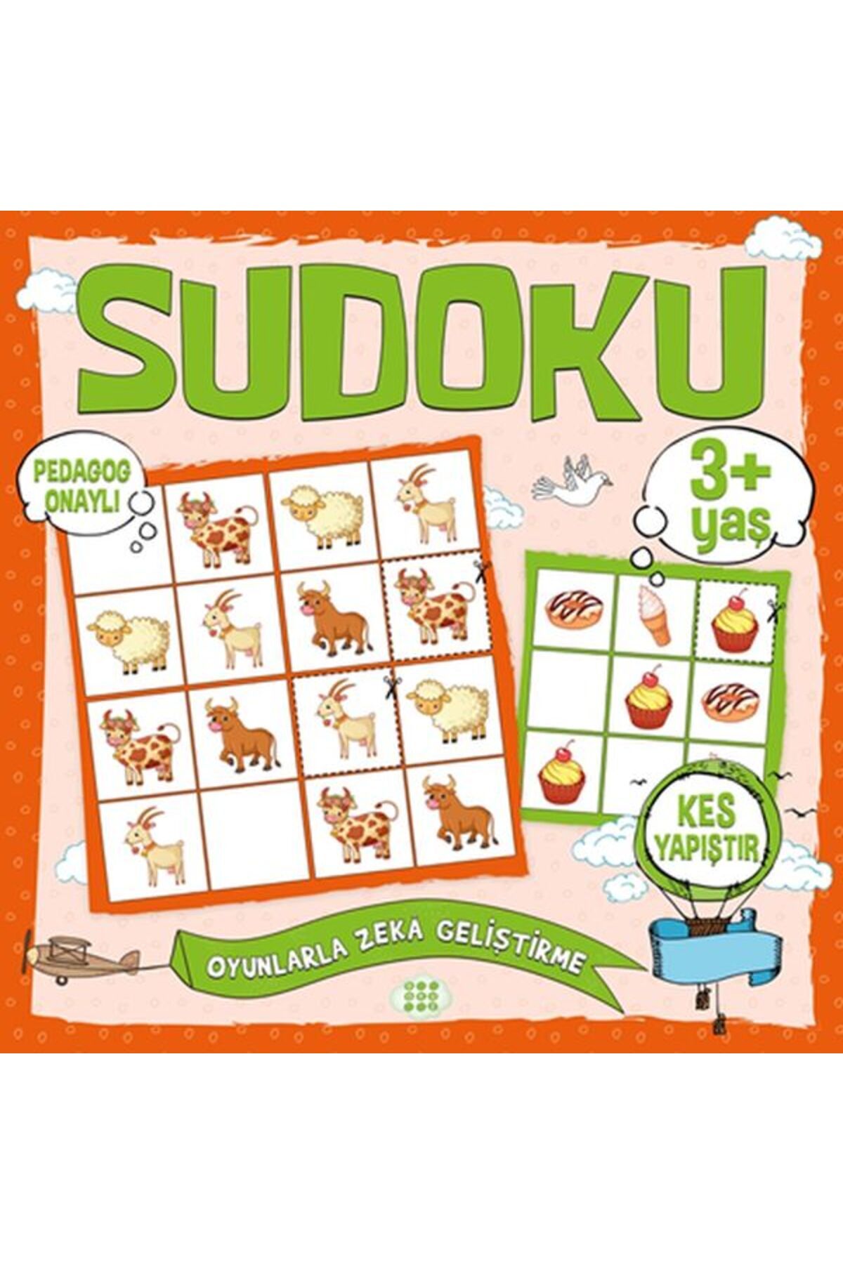 Türk Dil Kurumu Yayınları Çocuklar İçin Sudoku - Kes Yapıştır (3+ Yaş)