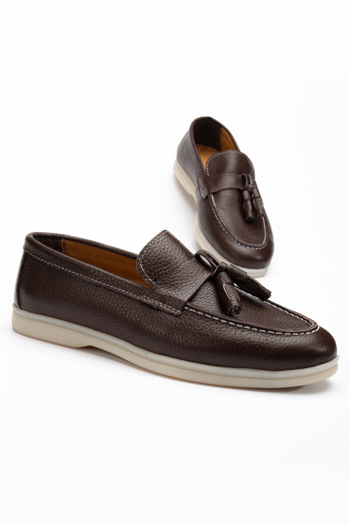 DUMMET-Γυναικεία Loafer Casual Παπούτσια από Γνήσιο Δέρμα 5