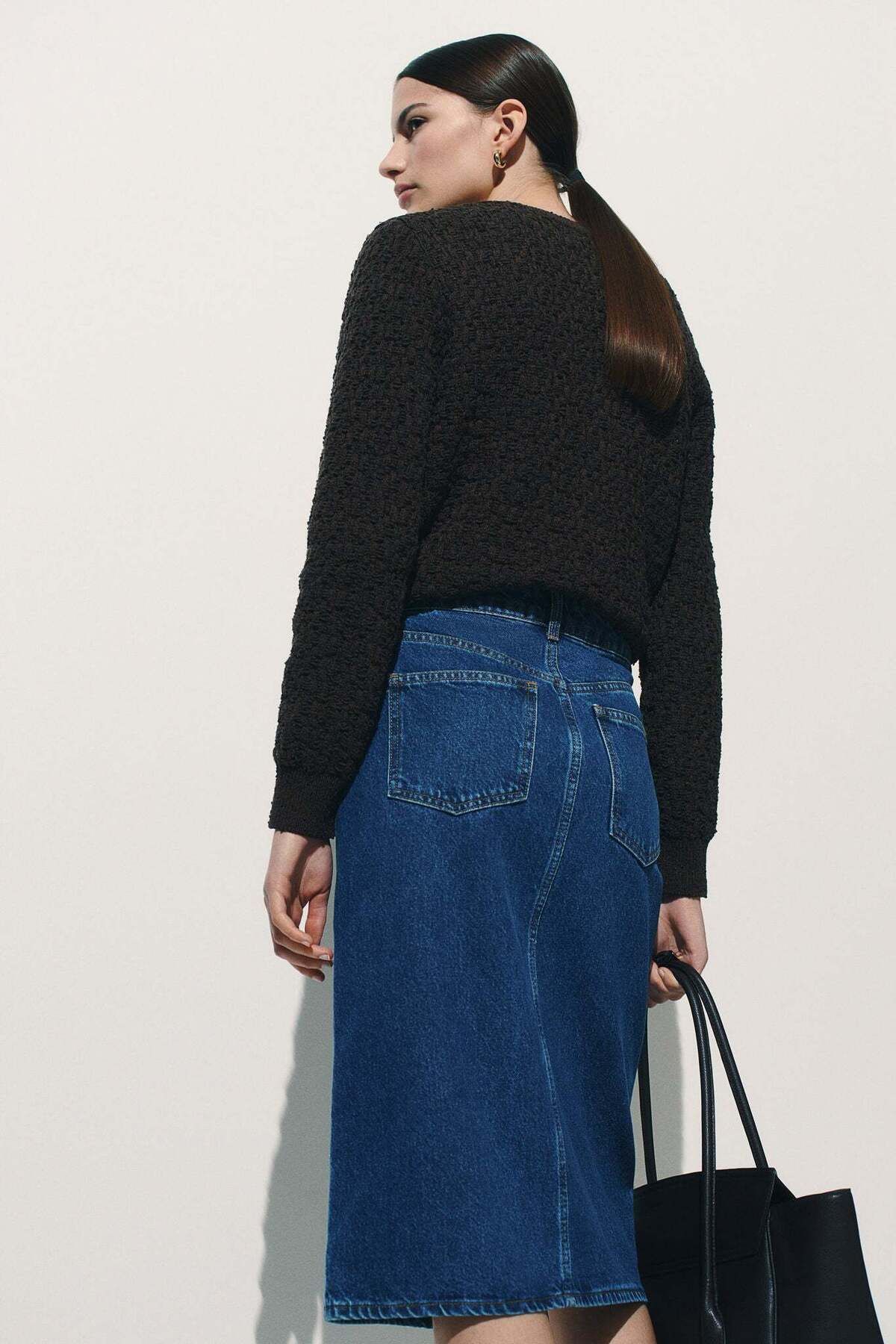 H&M-Denim skirt 5