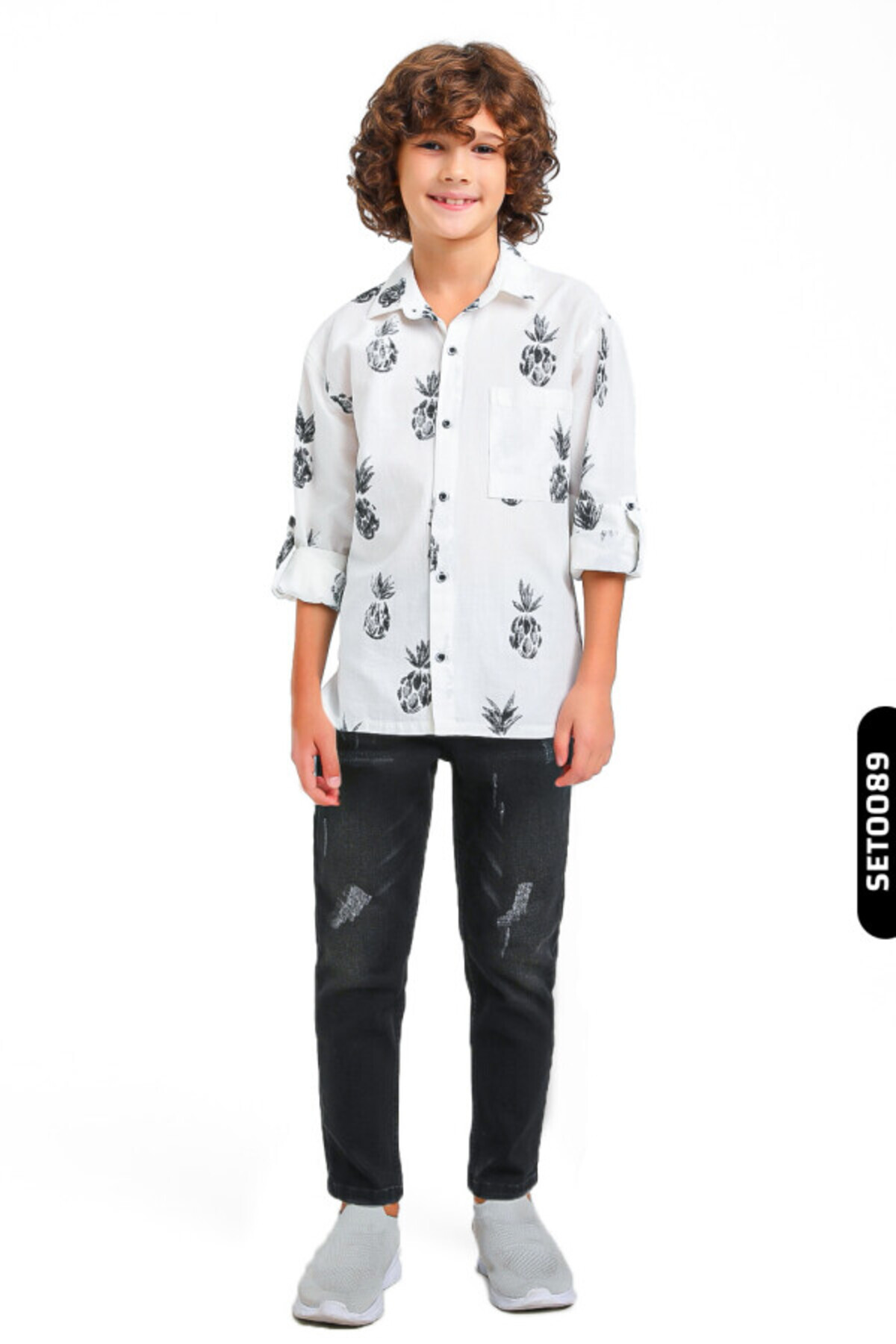 Escabel Erkek Çocuk Gömlek 5-14 Yaş 24118 fotoğrafı 6 (önizleme)