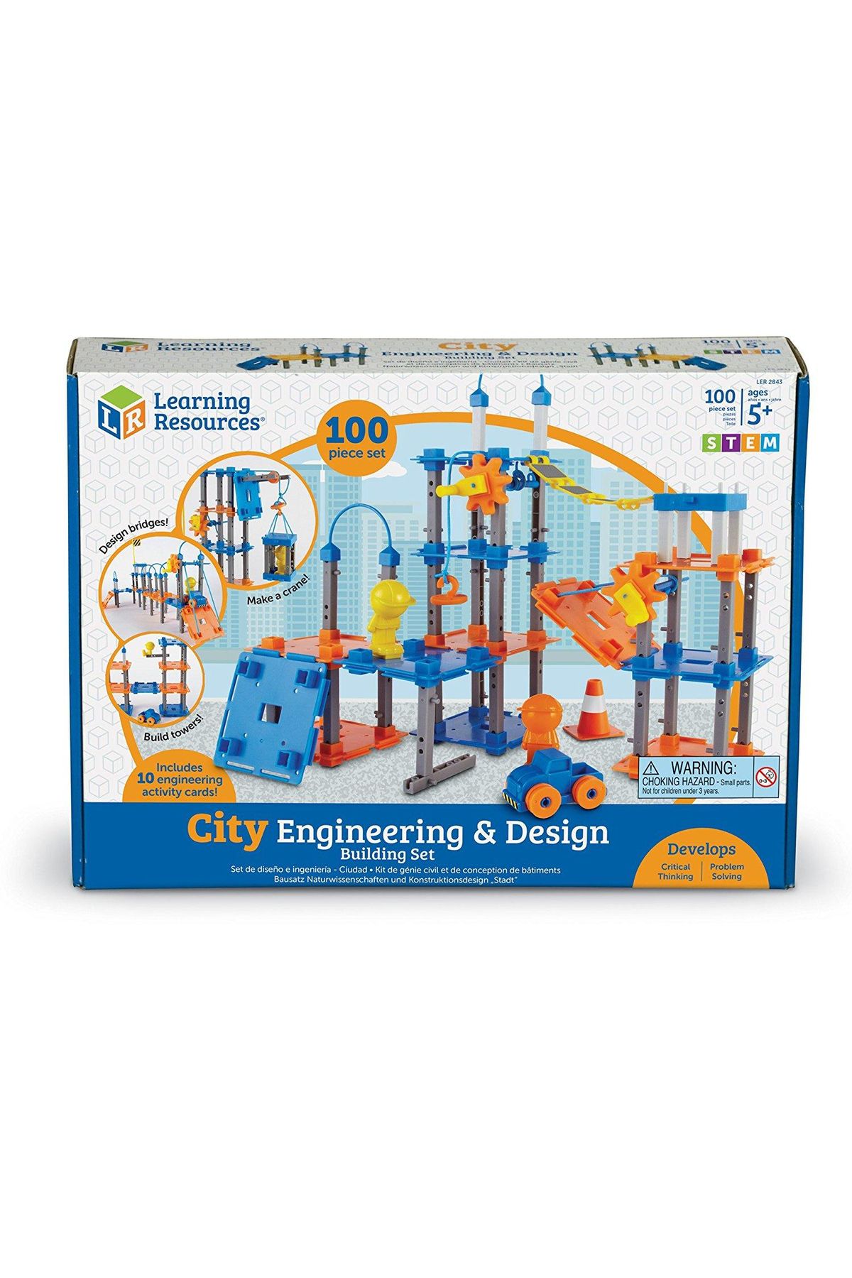 Learning Resources-City Engineering and Design Building Set-LER2843 6