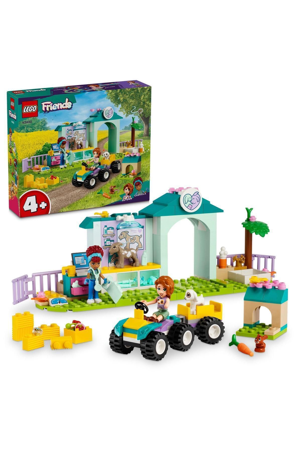 LEGO ® Friends Çiftlik Hayvanı Veteriner Kliniği 42632 - 4 Yaş ve Üzeri İçin Yapım Seti (161 Parça)