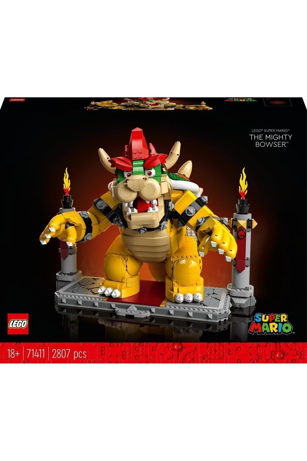 LEGO-®   Super Mario ™   Mighty Bowser ™   71411 - 18+ Collectible Creative Model Building Set (2807 Pieces) 3