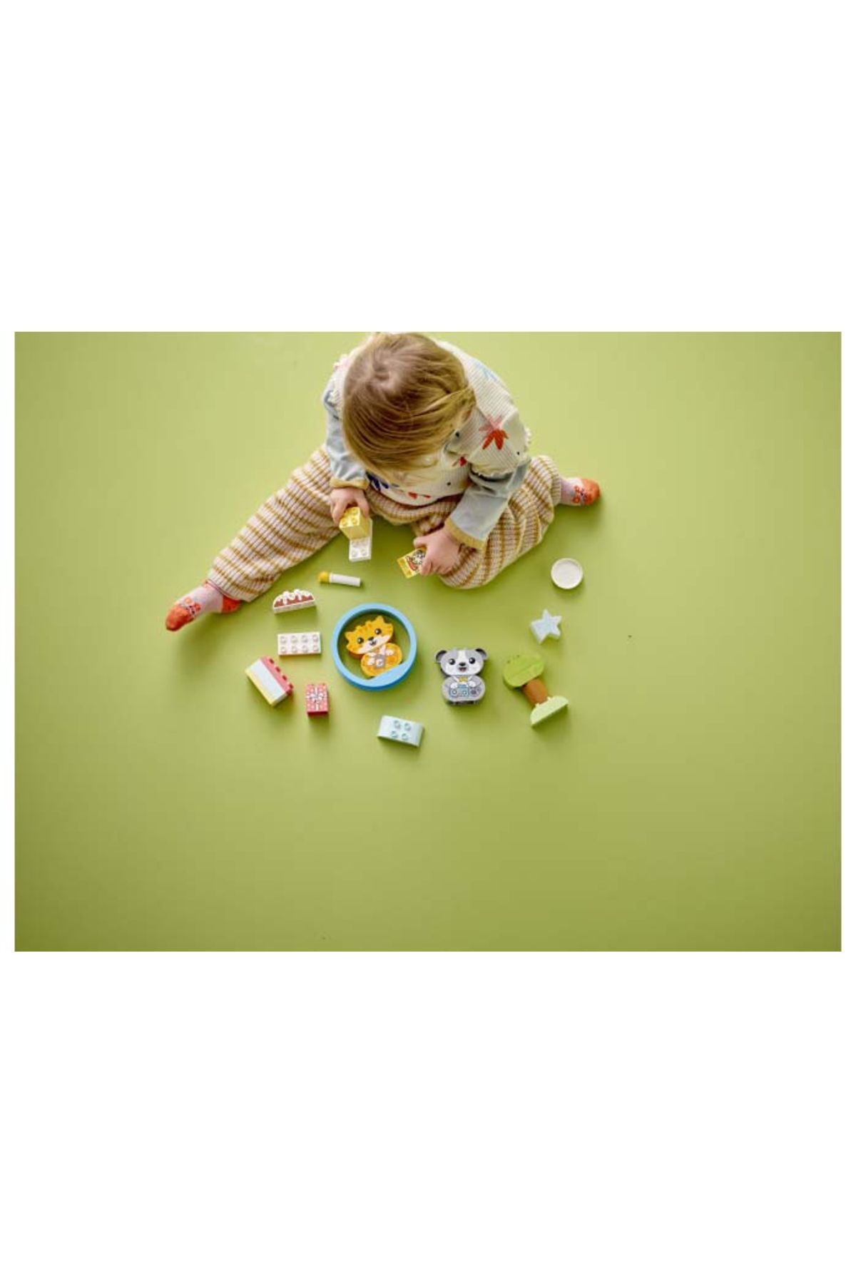 LEGO-® DUPLO® My First Puppy and Kitten with Sound 10977 - مجموعة بناء لعبة الحيوانات الأليفة (22 قطعة) 6