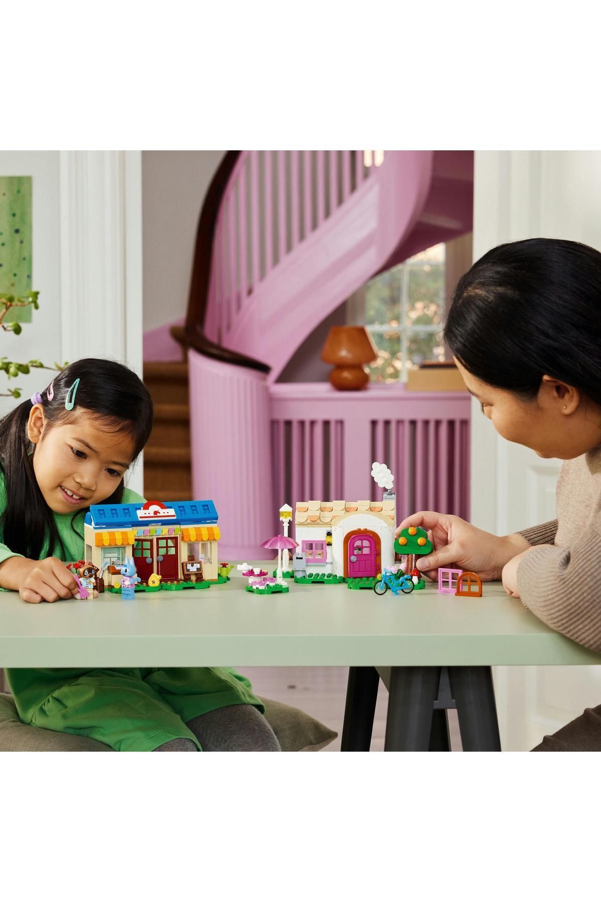 لگو انیمال کراسینگ فروشگاه نوک و خانه رزی LEGO