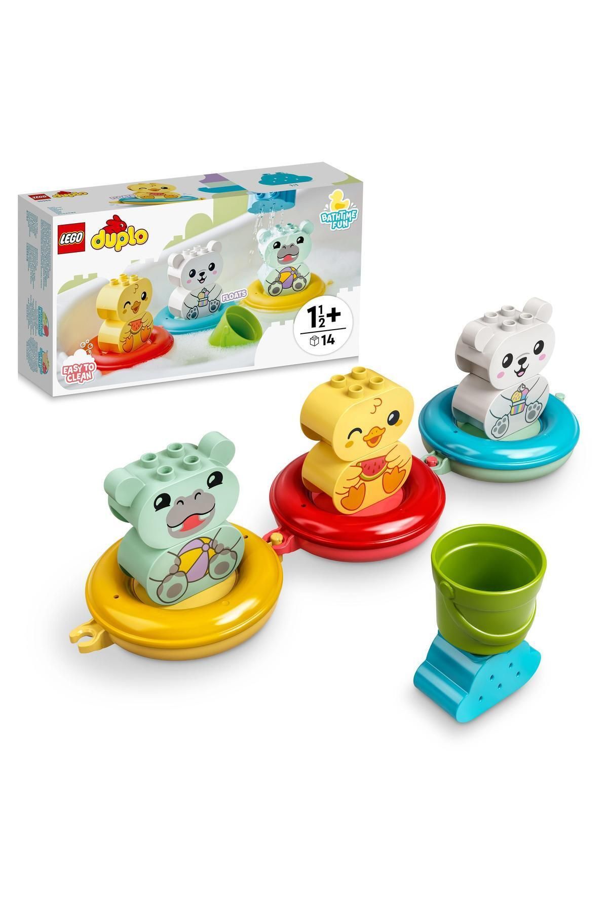 LEGO-®   Duplo ®   Bath Time Fun: Floating Animal Train 10965 - 1½+ Educational Toy Set (14 Pr 1