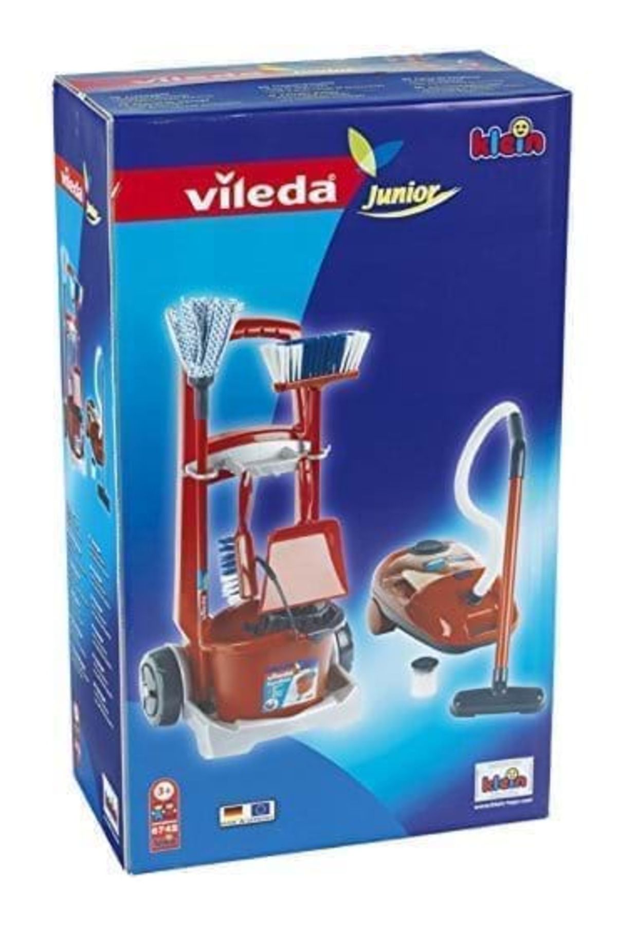 Klein-Jucarie, Set Carucior Pentru Menaj Si Aspirator Vileda 5