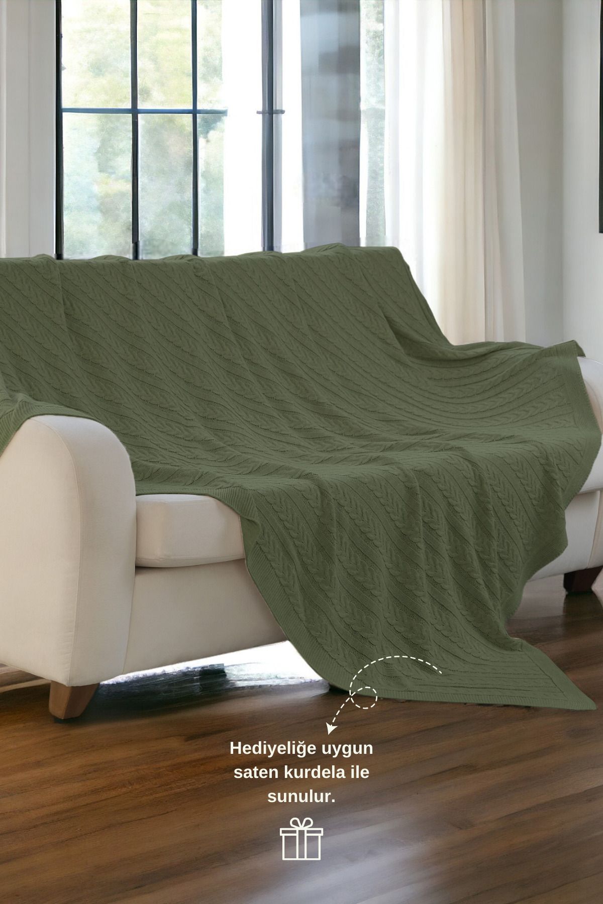 DALİSA-Mathilda Knitted Soft Bedspread and Lightweight Blanket for Home Use 6