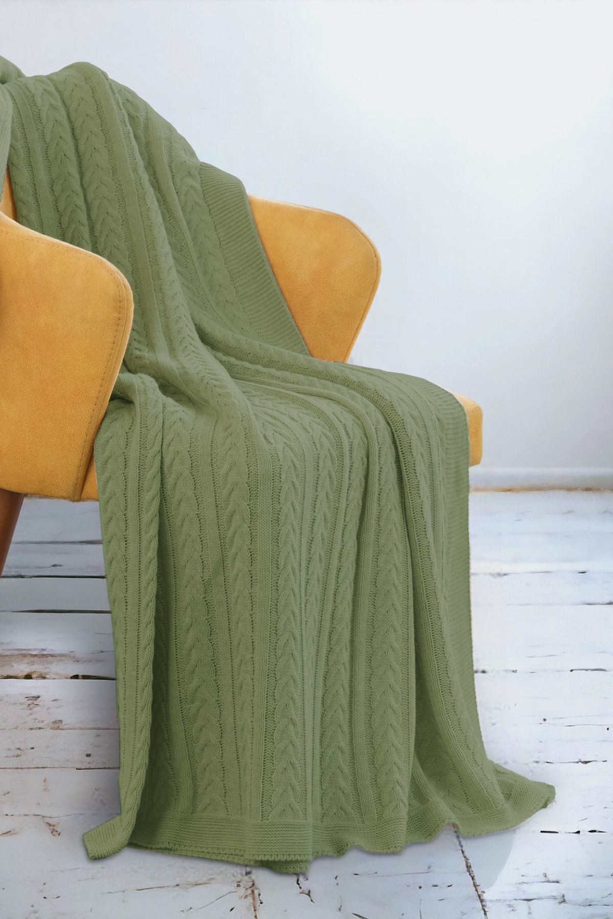 DALİSA-Mathilda Knitted Soft Bedspread and Lightweight Blanket for Home Use 7