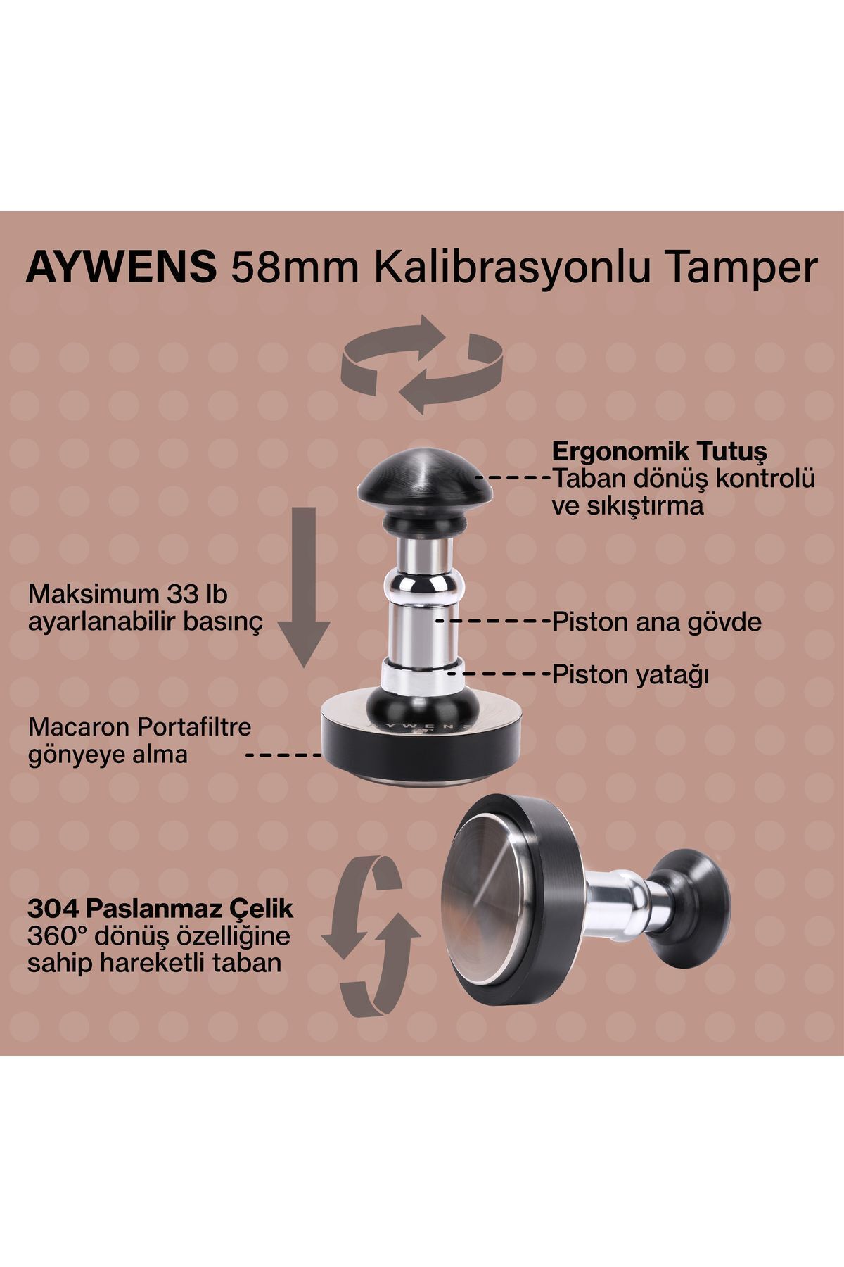 AYWENS-Tamper with Calibration - Comfortable Cutting 3