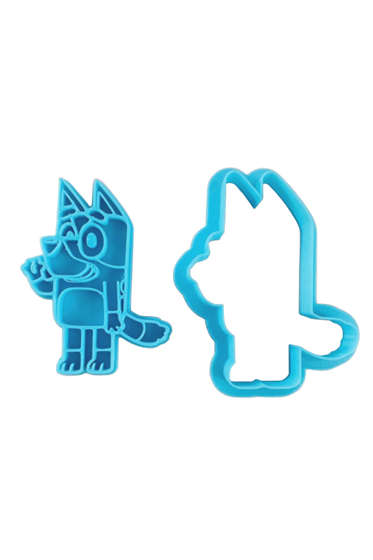 Choice-2 Bluey Cartoon Cute Little Creative Cake Mold Bluey Bingo High-Quality Plastic Biscuit Cookie Mold. 1