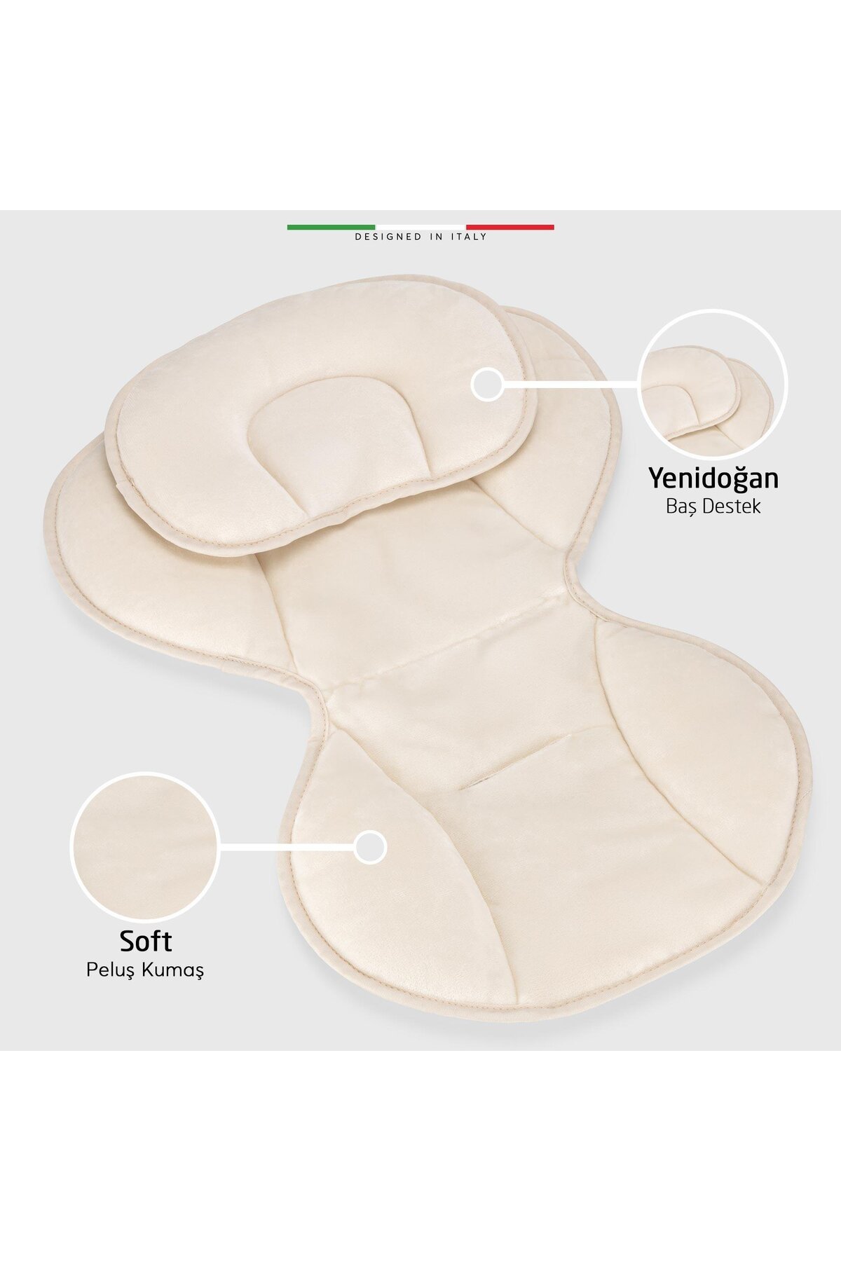 Elele Amore 2 Elektrikli Otomatik Sallanan Ana Kucağı Kademeli Bej fotoğrafı 7 (önizleme)