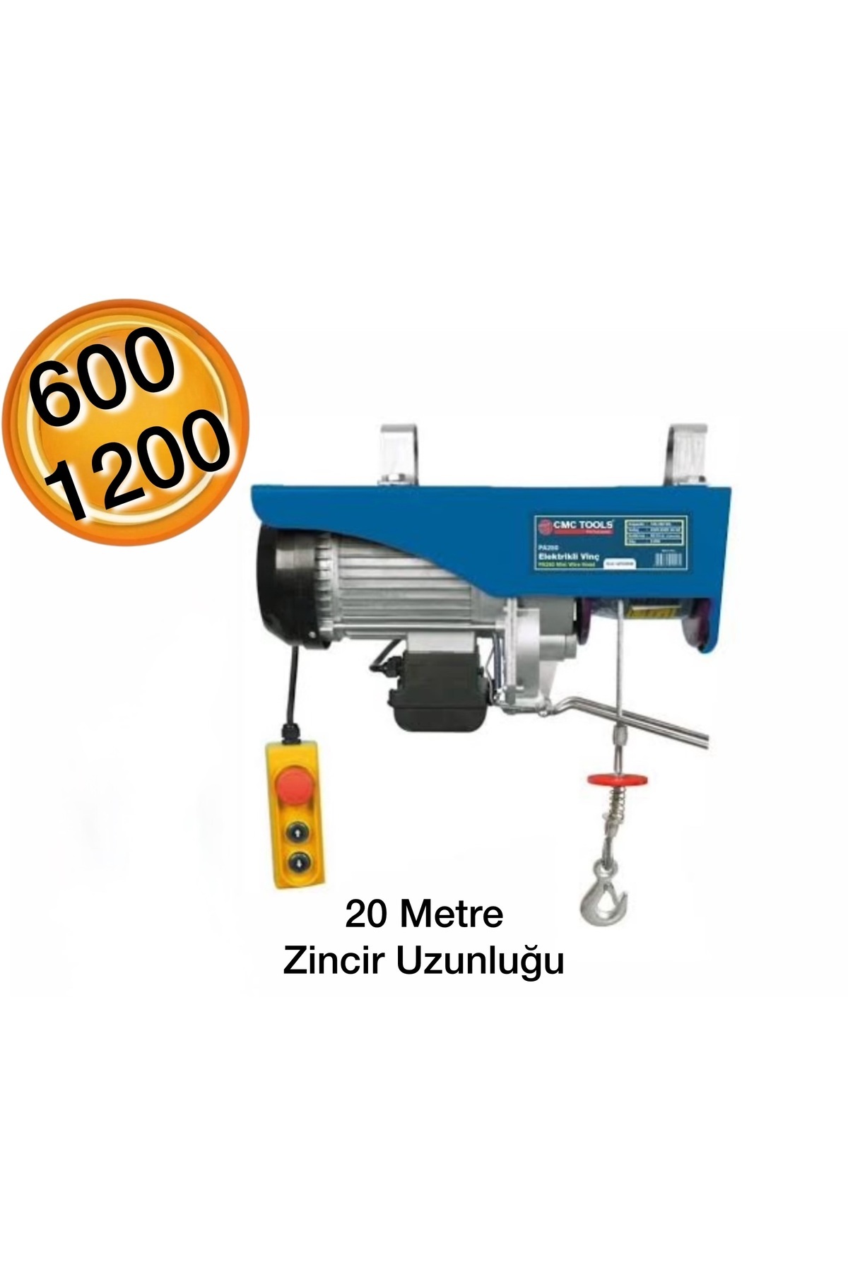 CMC Tools Mini Elektrikli Vinç 600-1200 Kg - Fiyatı