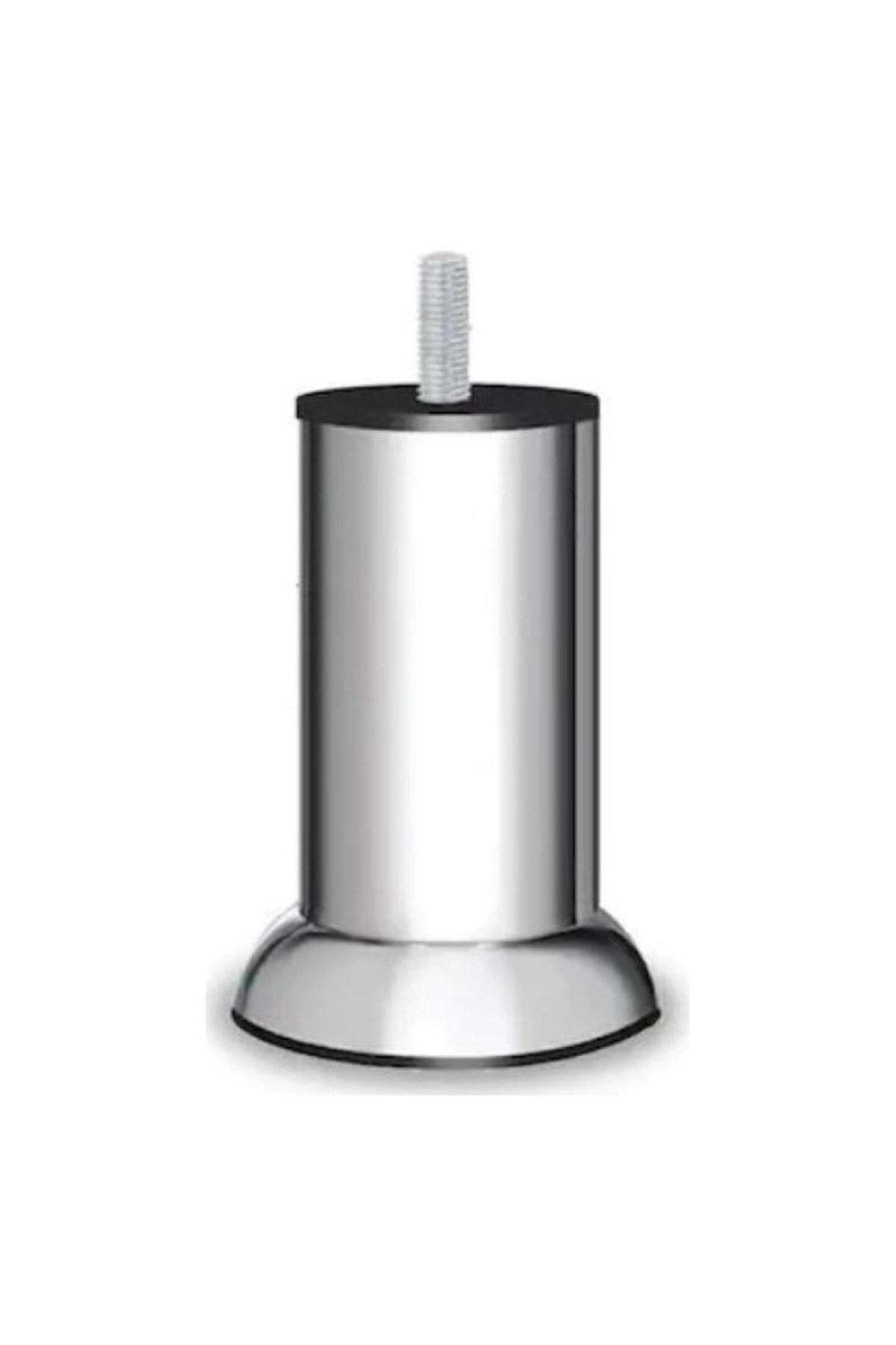 Mikasso Baza Ayağı - Krom Metal Ayak 15 Cm Ince Vidalı 5/16 Vidalı (KOLTUK -KANEPE-BAZA) Kahverengi Tekli Ba