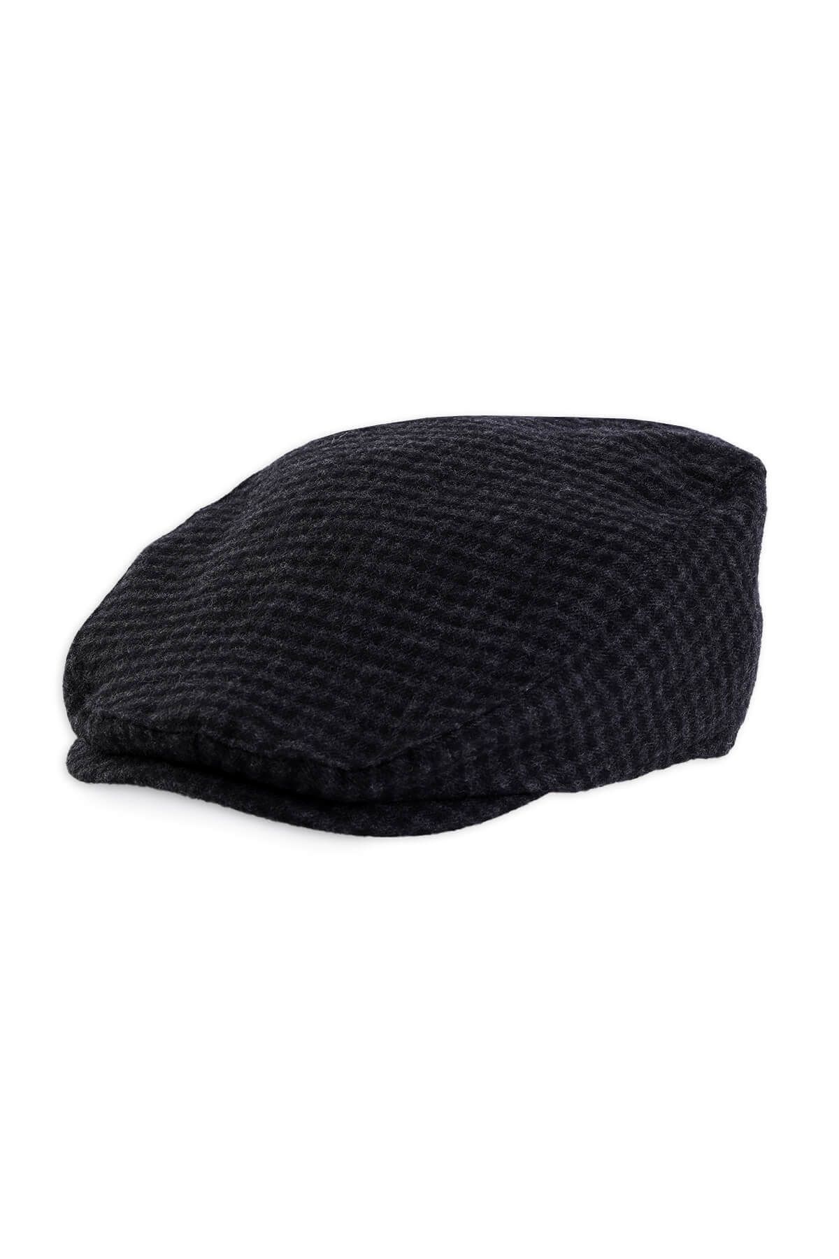 Hatemoğlu-Patterned Woolen Cap Hat 1