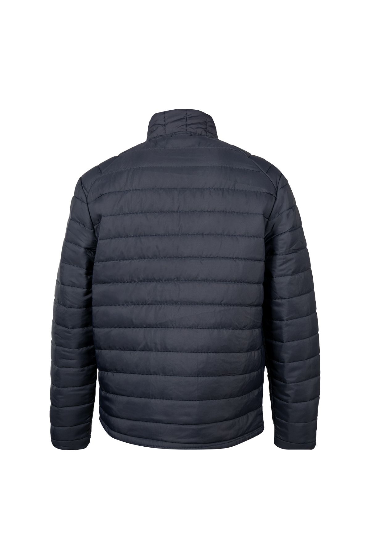 Hatemoğlu-Navy Blue Regular Fit Judge Collar Puffer Jacket 2