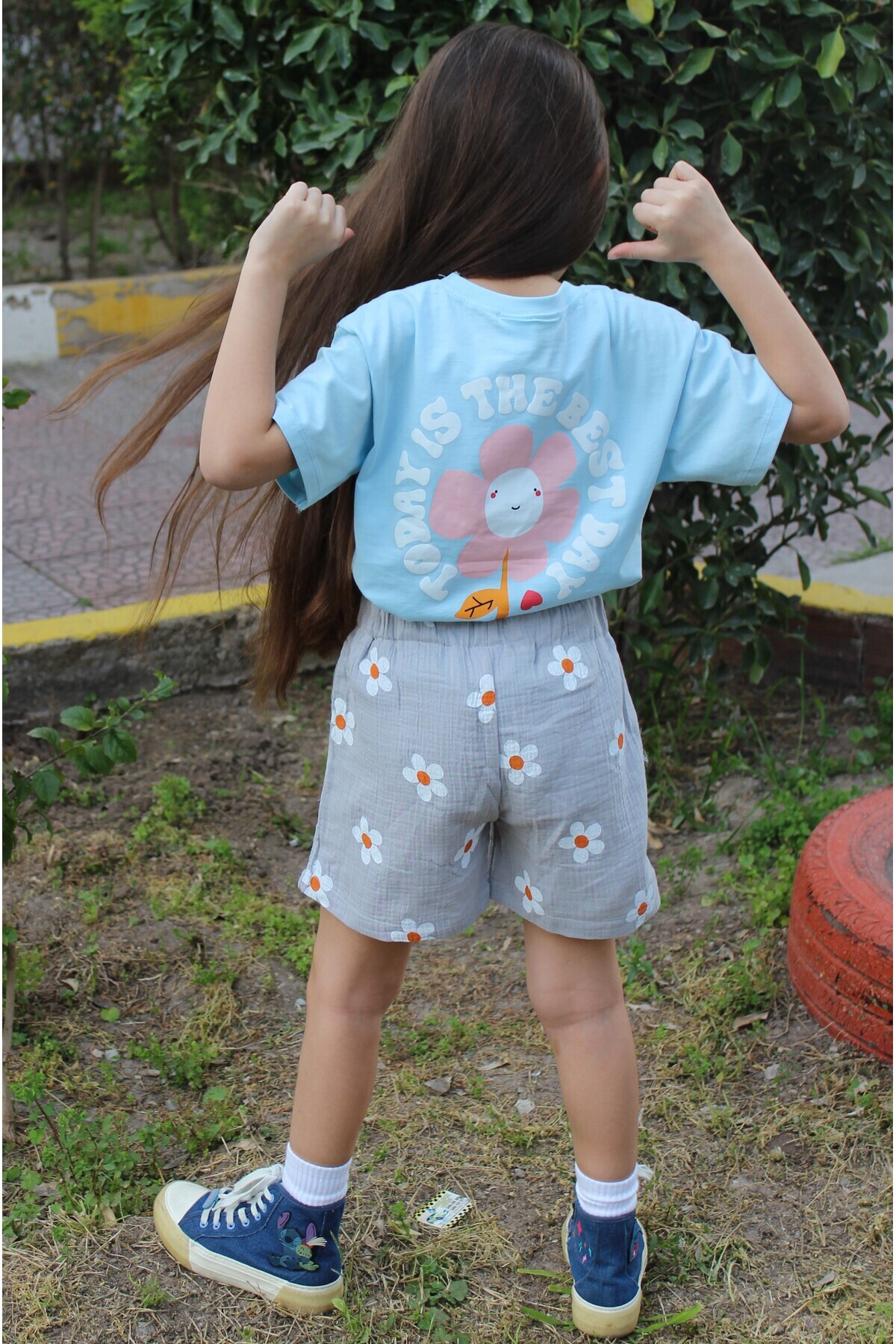 EAS-Barbosa Girls T-Shirt Shorts Set 6