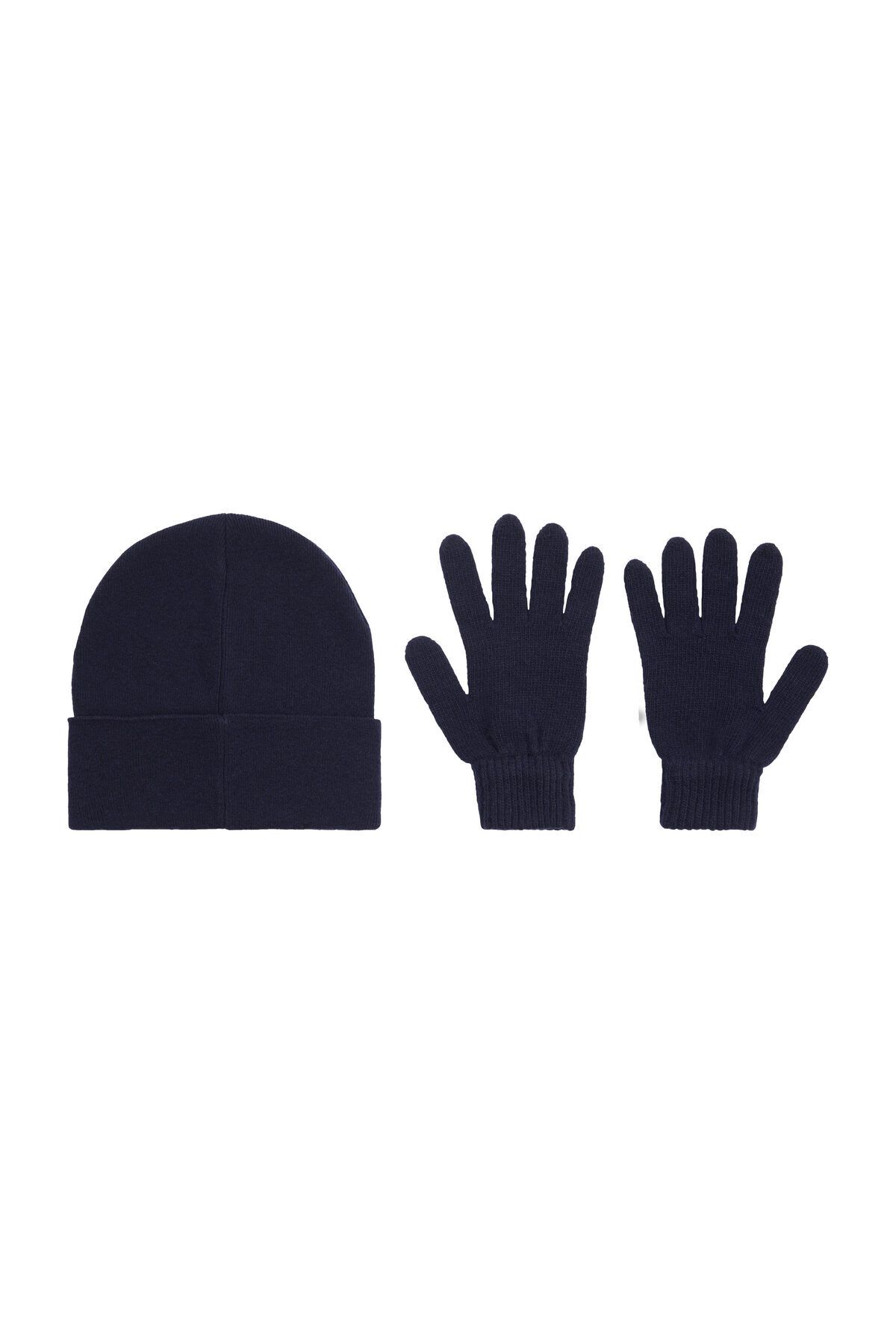 Calvin Klein Jeans-Mono Embro Geschenk Beanie und Handschuhe Set 2