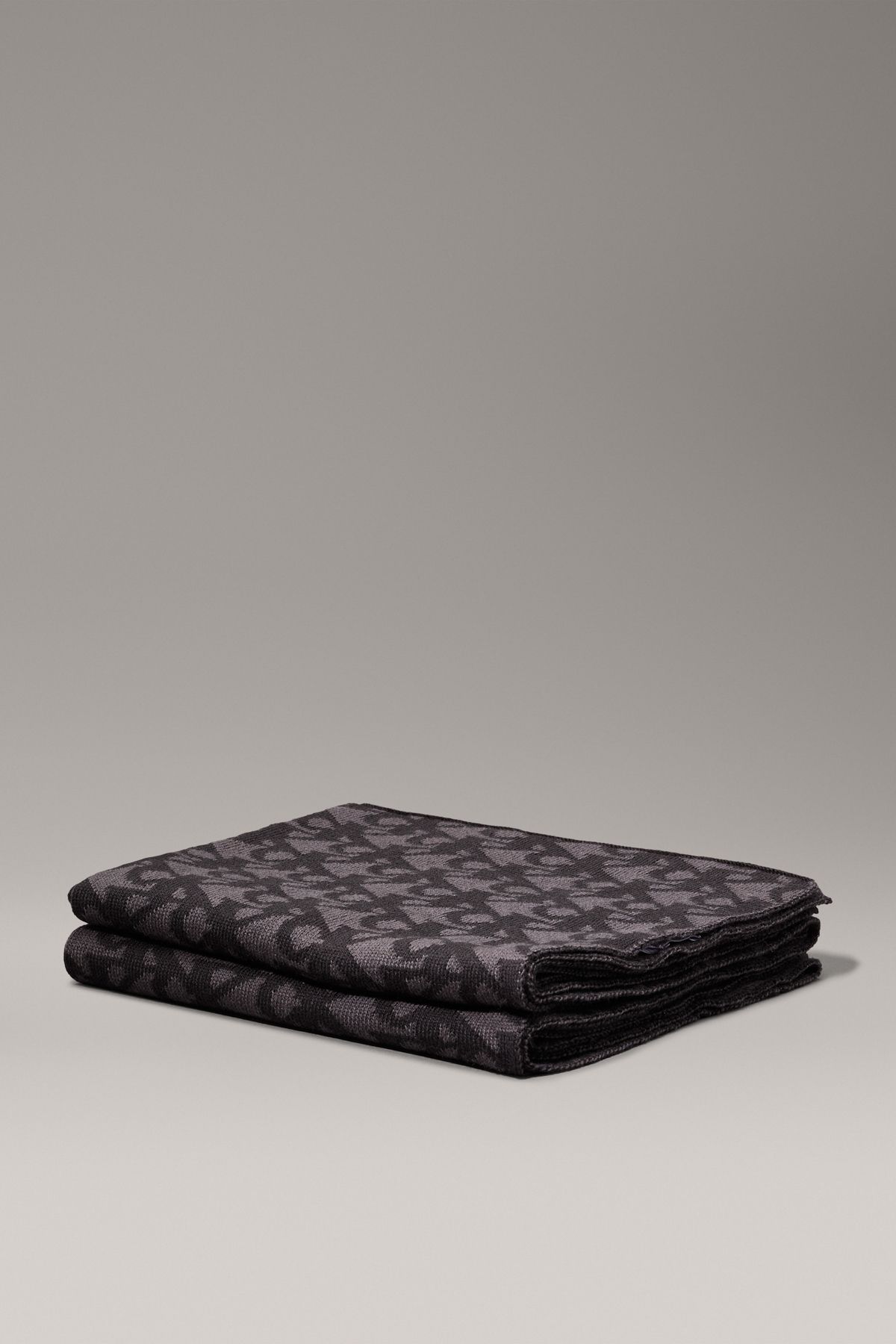Calvin Klein-Black Aop Scarf Scarf 6