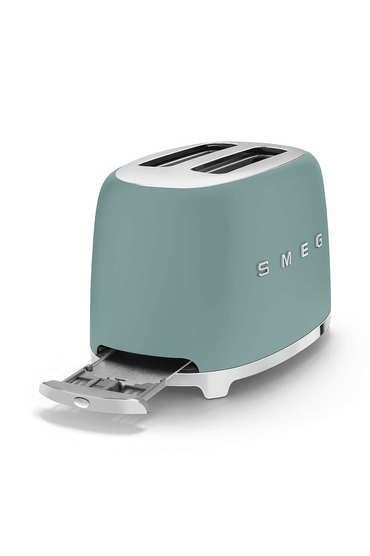 SMEG-50's Style Matte Emerald Green Toaster Special Edition Tsf01Pgeu 5