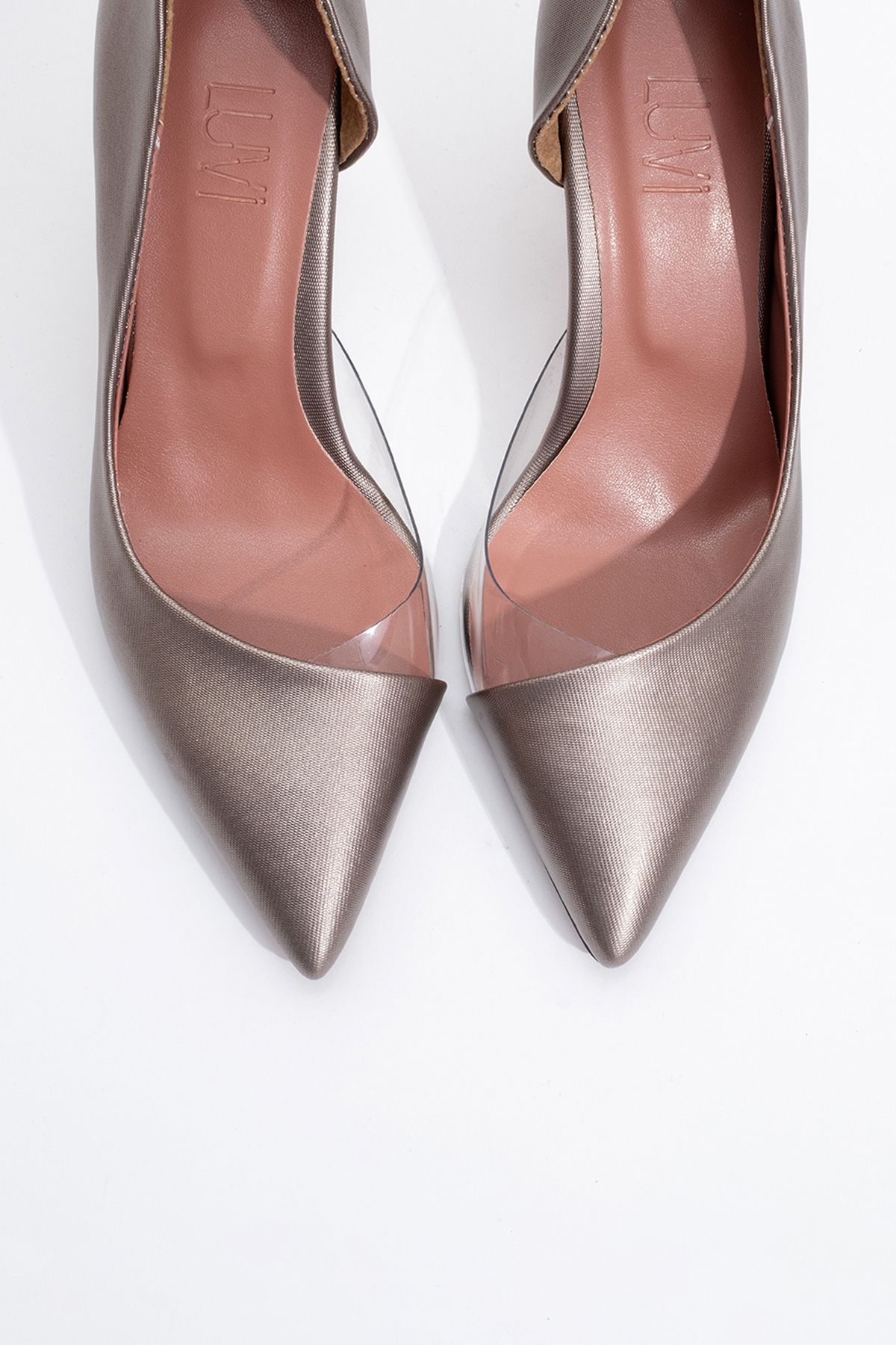 LuviShoes-653 Kupferfarbene Lara-Damenschuhe mit Absatz 5
