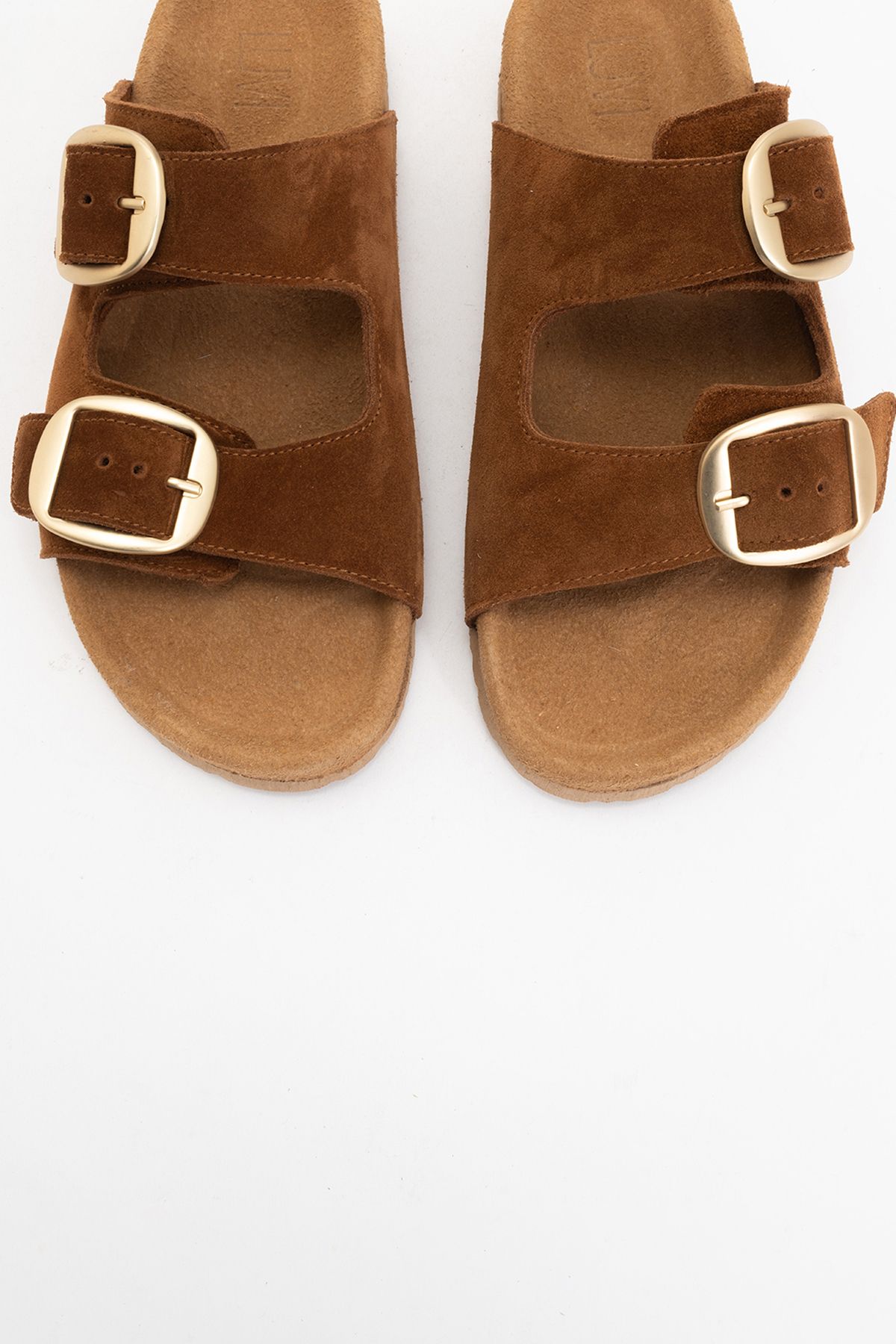 دمپایی چند رنگ زنانه دوتایی چرمی Ovesta Taba luvishoes