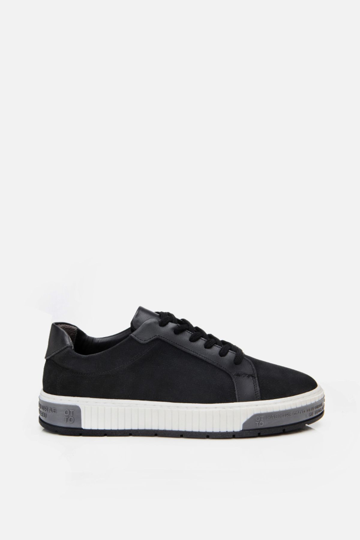 Yaya by Hotiç Czarne Męskie Buty Casualowe 02ayy 308490 A100 Mężczyzna - 40