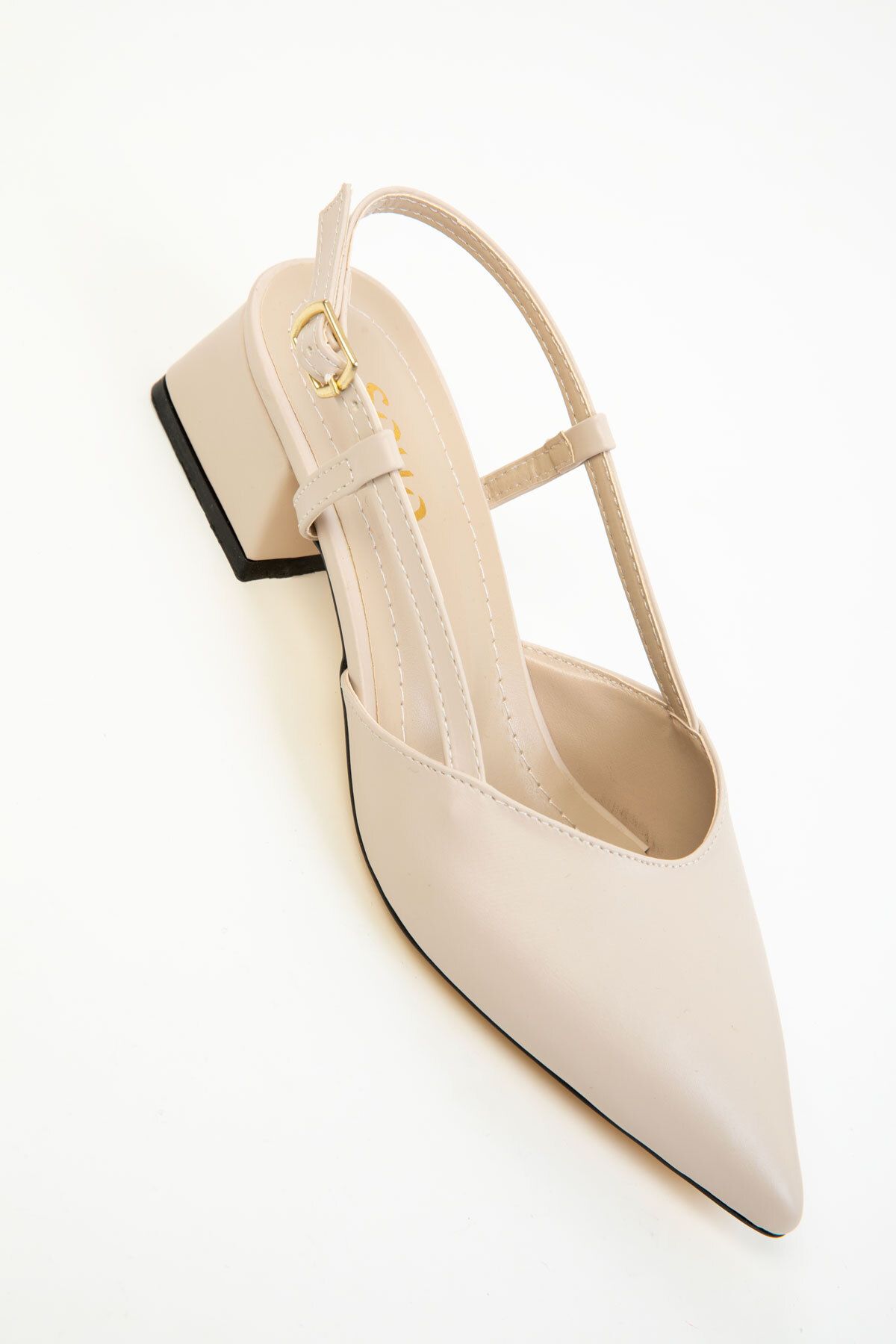 SOHO-Beige Klassische Damenschuhe mit Absatz 20286 5
