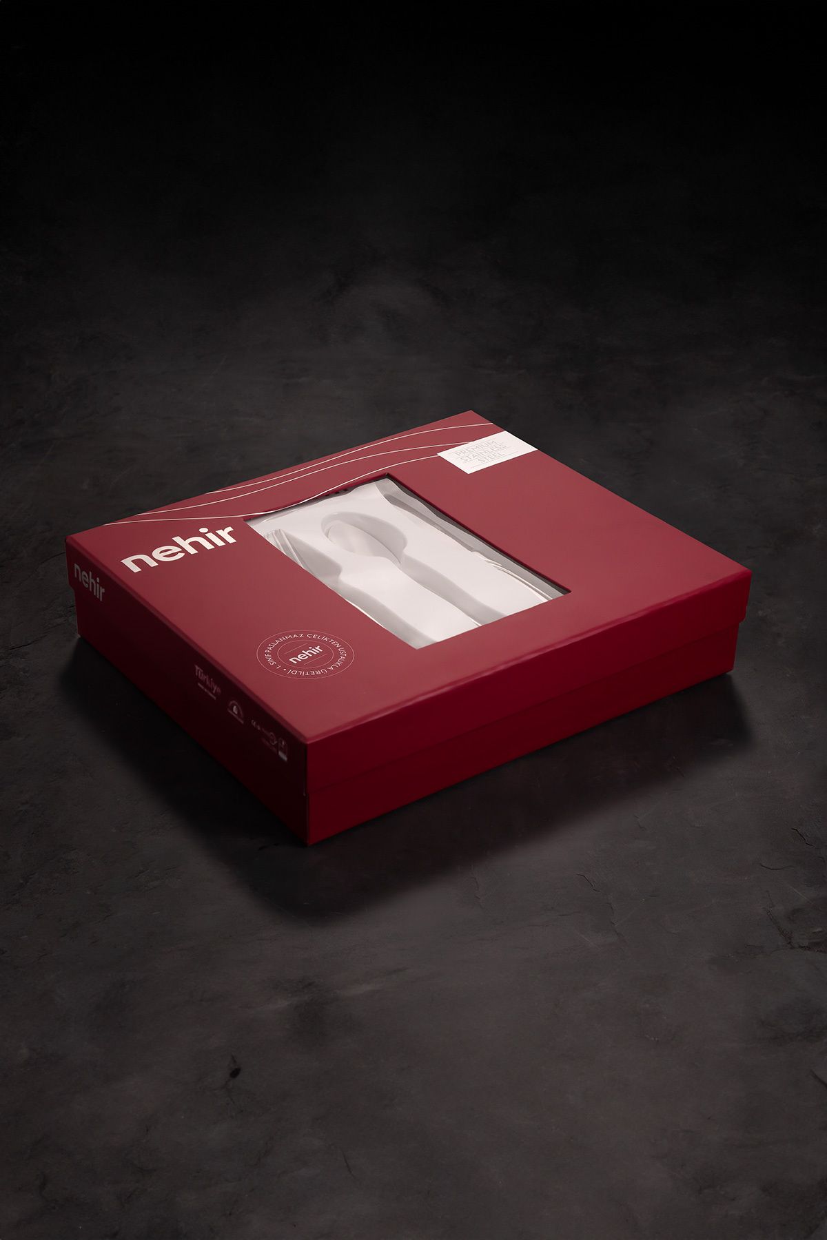 Nehir-Lisbon Plain - 60 Piece Fork and Spoon Set for 12 People 3