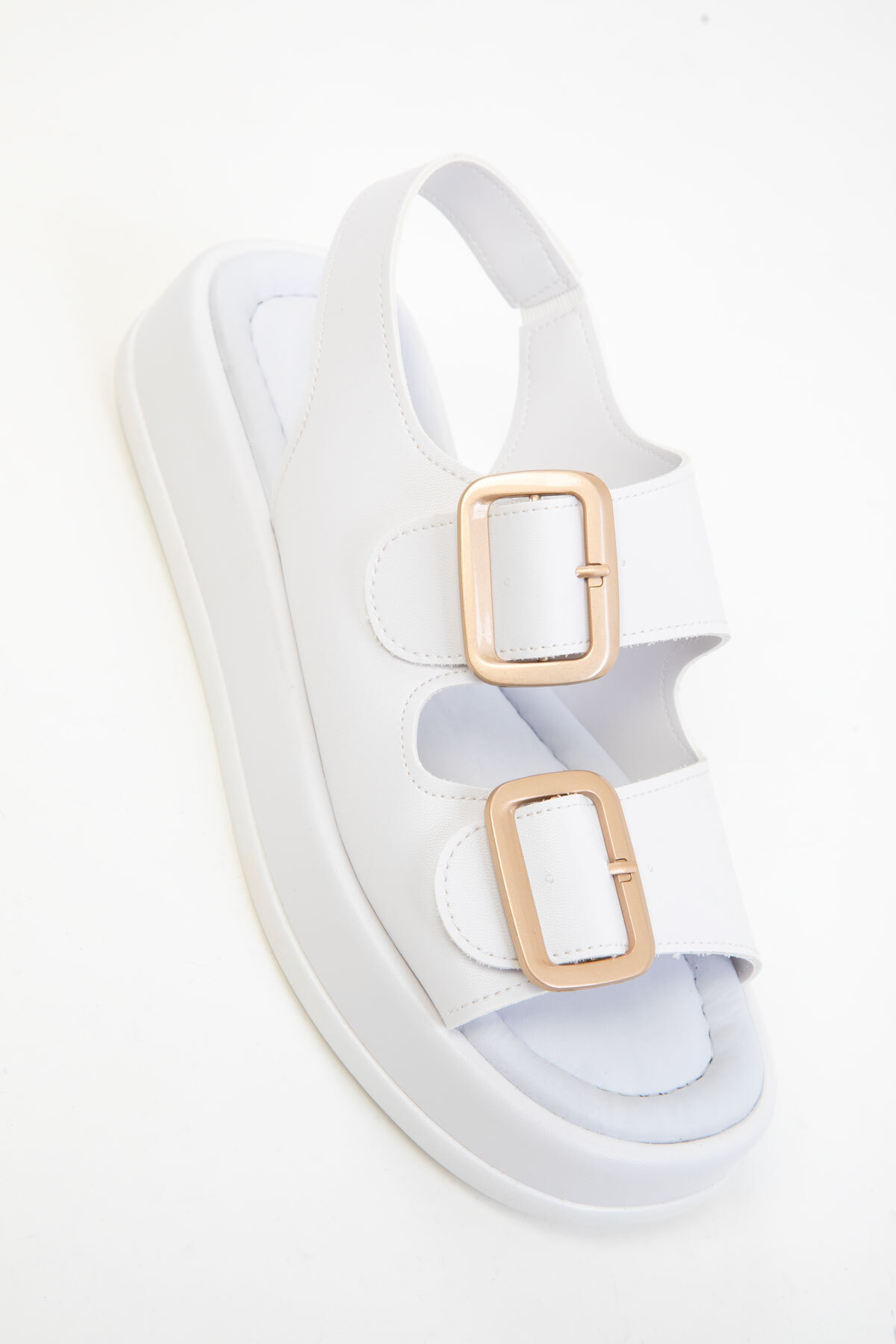 صندل زنانه سفید SOHO | 18986 اورجینال - تصویر 5