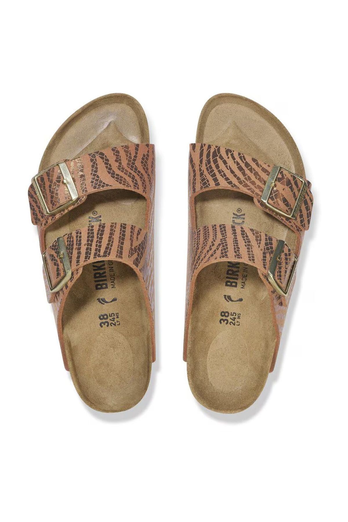 Birkenstock-Arizona Syn Soft Zebra Pecan 3
