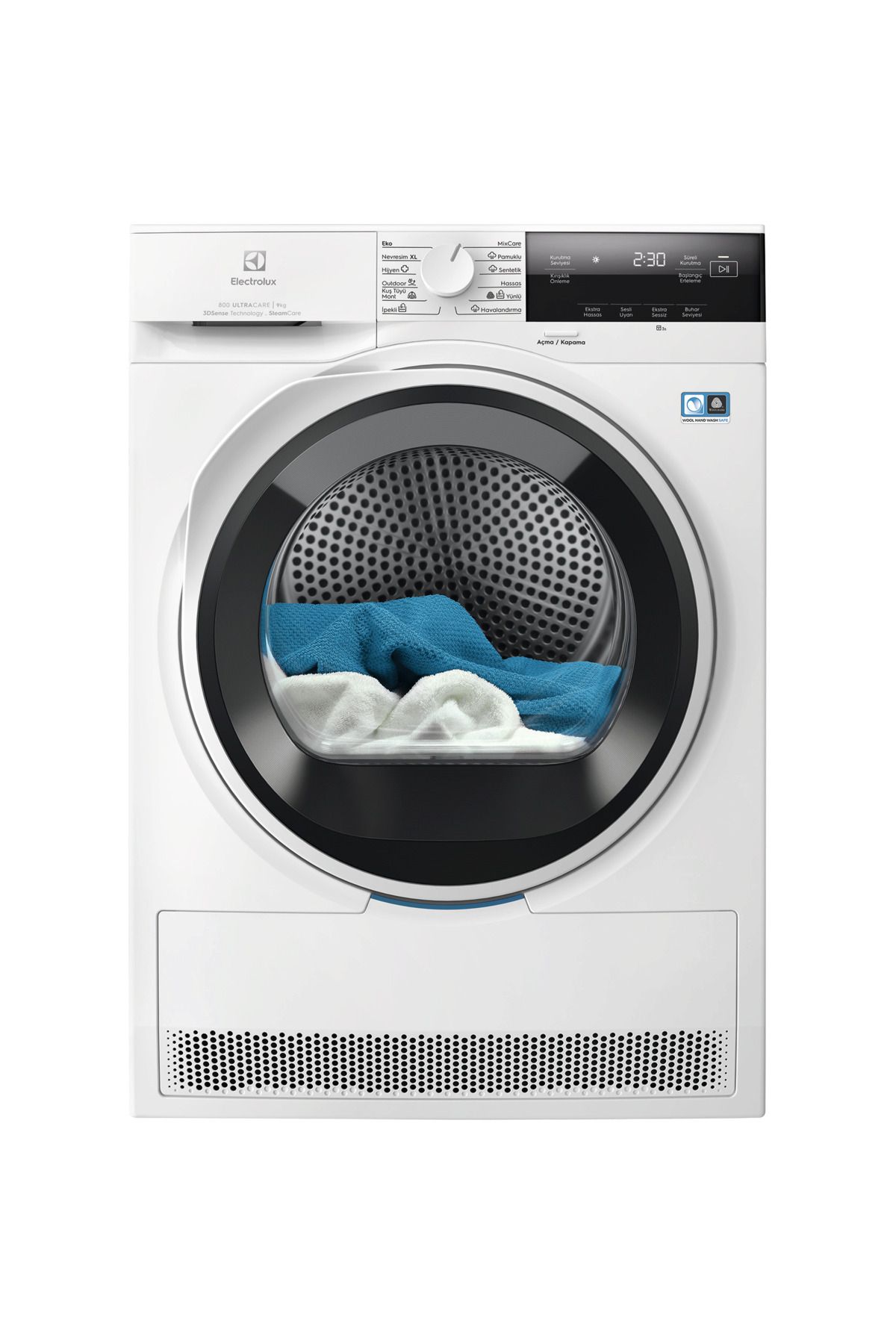 Electrolux EW8D394MT 800 Serisi UltraCare Steam 3DSense 9 kg A+++ Buharlı Inverter Kurutma Makinesi