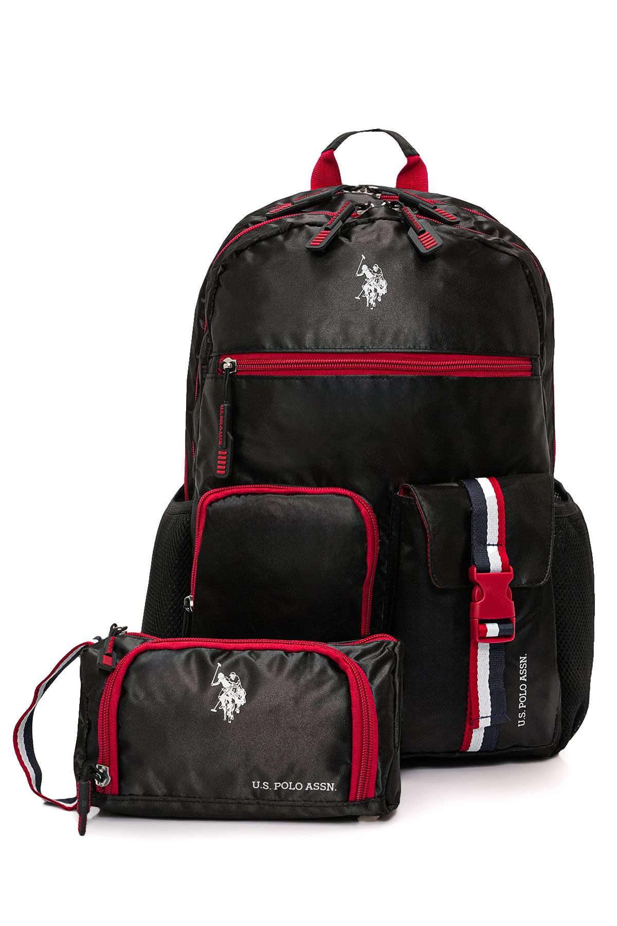 BASE. چوگان. Assn. ست کیف مدرسه یونیسکس PLSET2404041 U.S. Polo Assn.