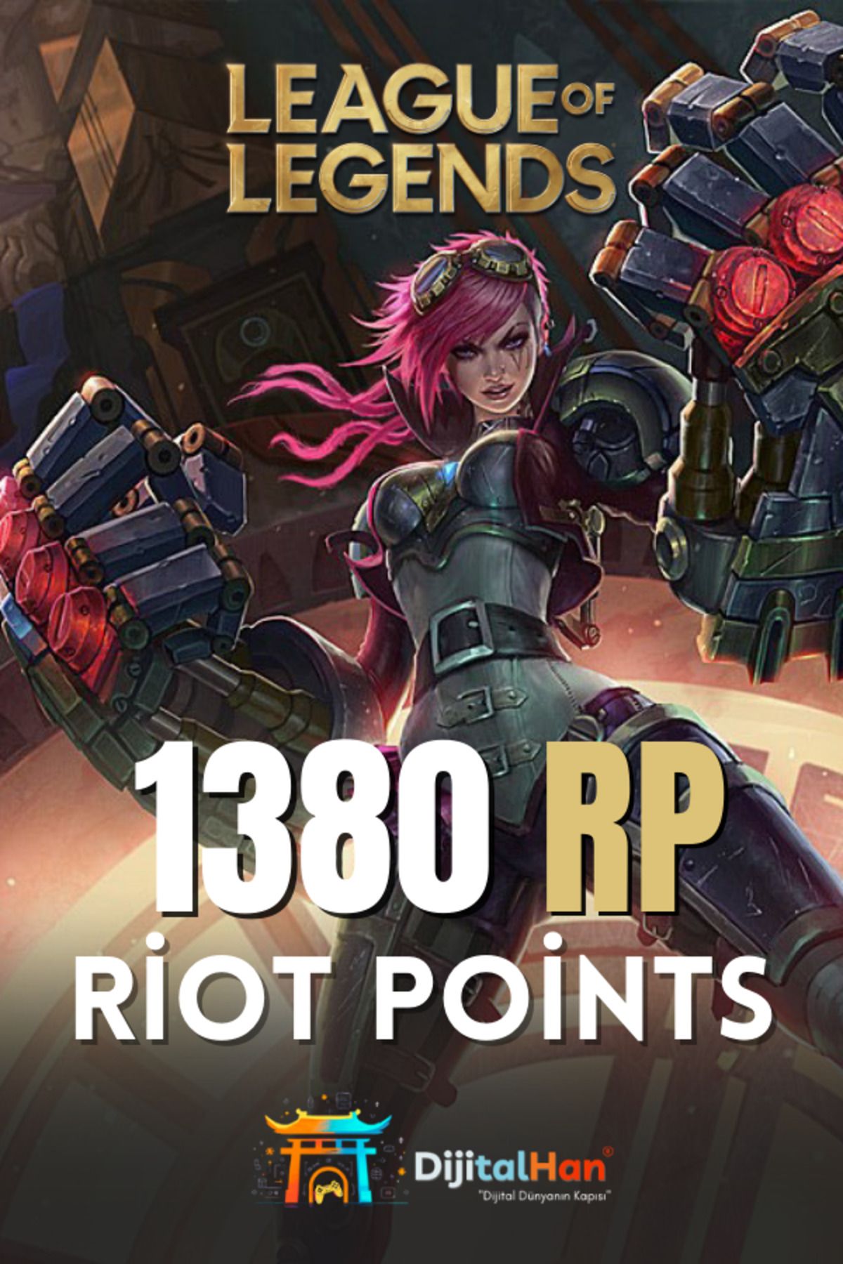 dijitalhan League Of Legends 1380 RP (Riot Points)