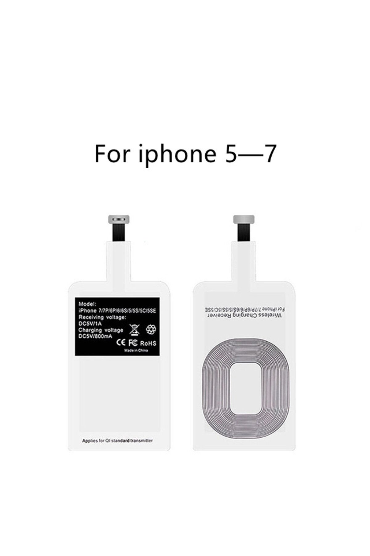Choice-For Iphone Universal Android Qi Wireless Charging Receiver Type C Wireless Charger Receiving Patch F 1