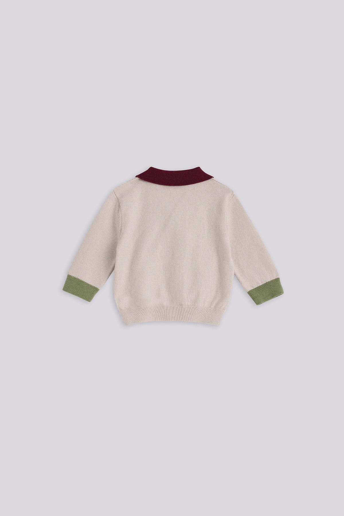 Layette Erkek Bebek Renkli Hırka fotoğrafı 2 (önizleme)