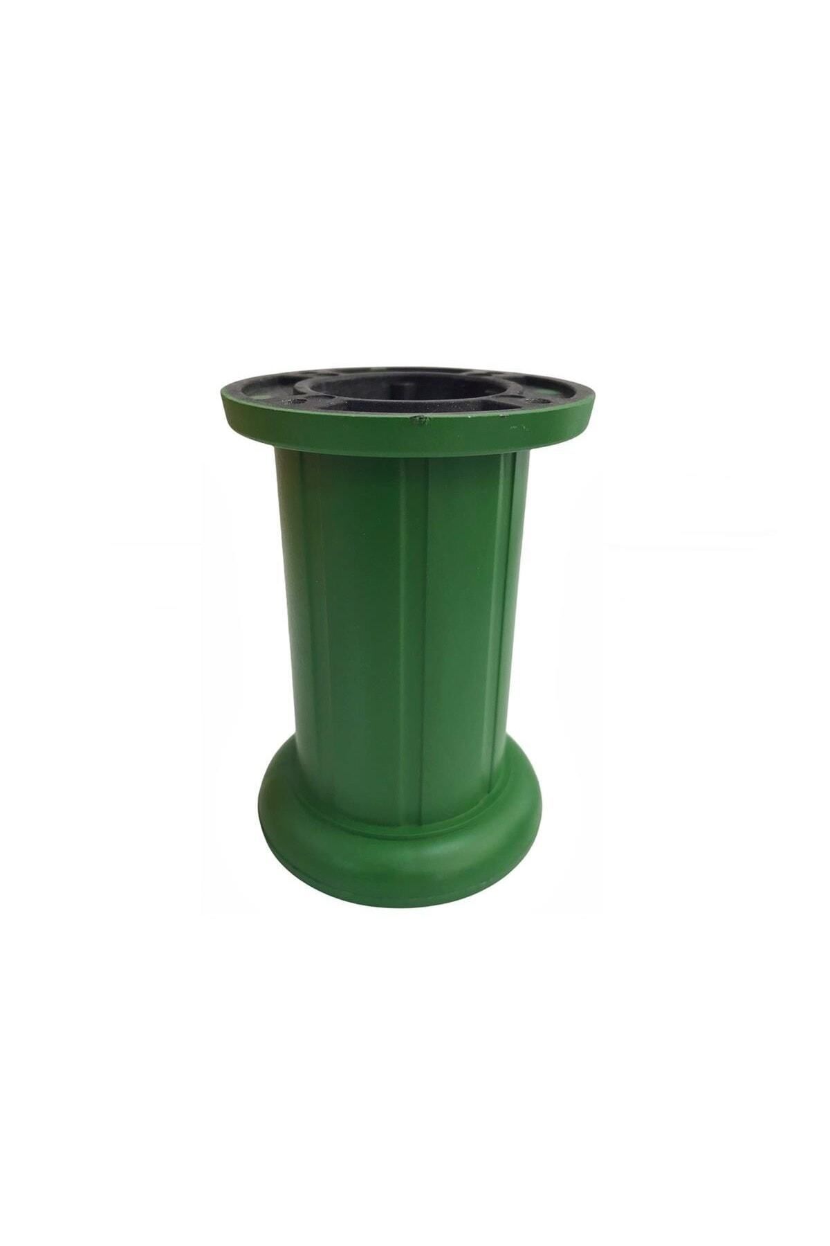 Mikasso Safir Plastik Ayak Mobilya Koltuk Ayağı 10 Cm Yeşil Masa Ayakları Yeşil