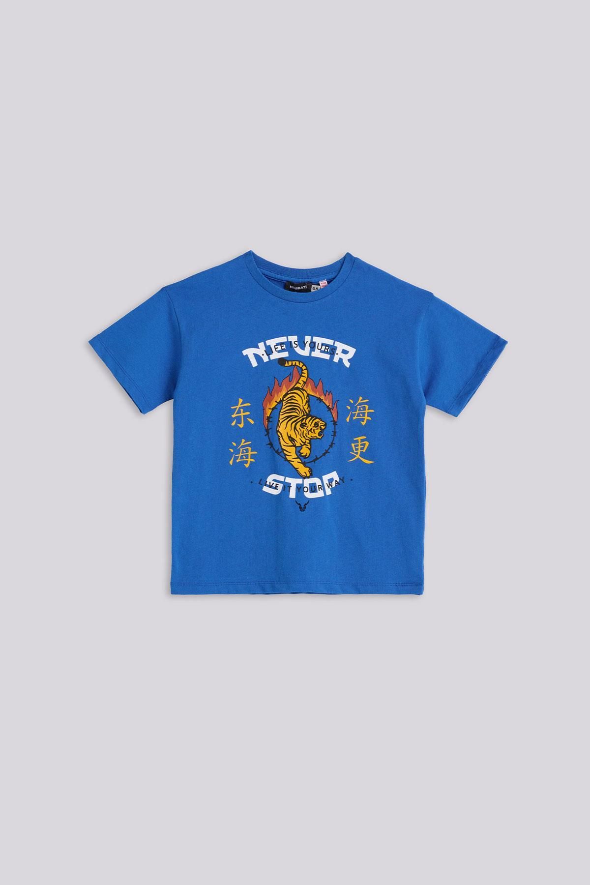 Nebbati-Bg Store Boy's Blue Tshirt 5