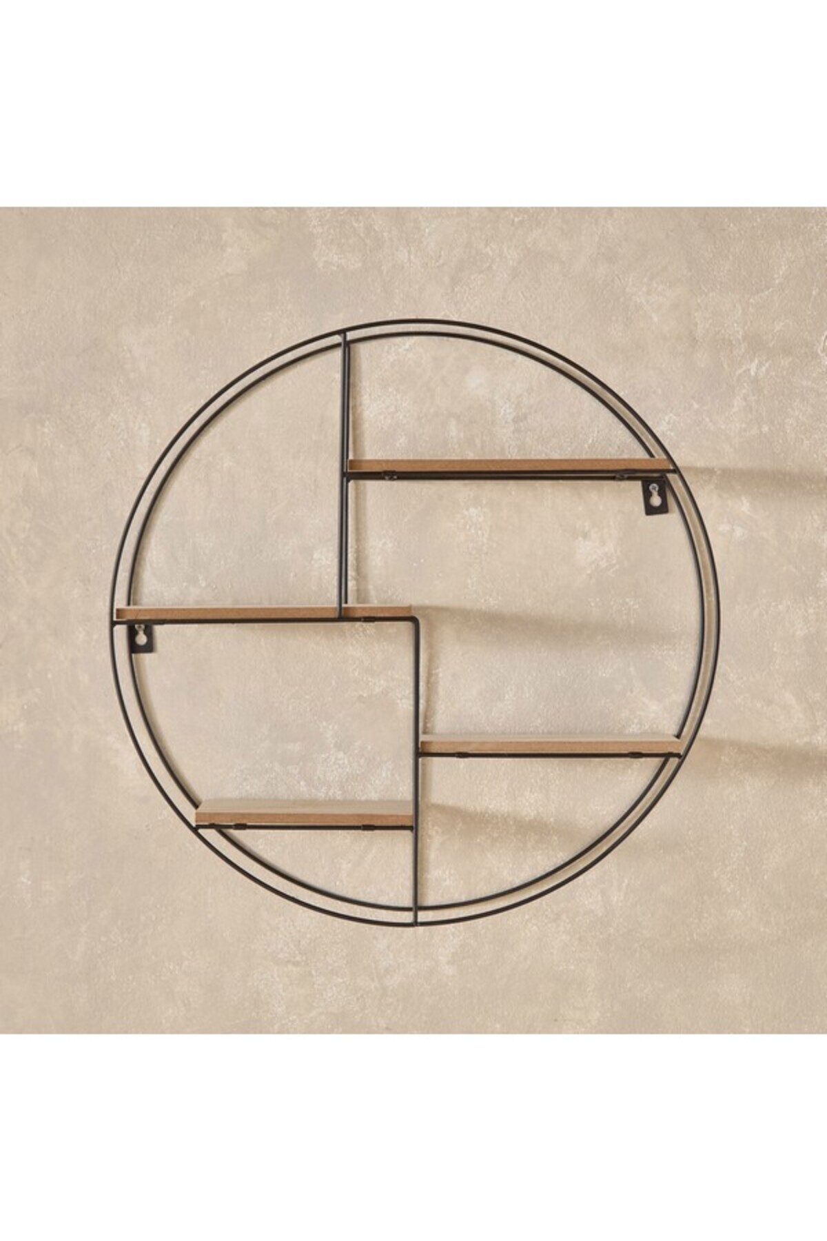 Home Box-رف حائط معدني قابل للطي من سيرا مع ألواح MDF مقاس 50x10x50 سم 2