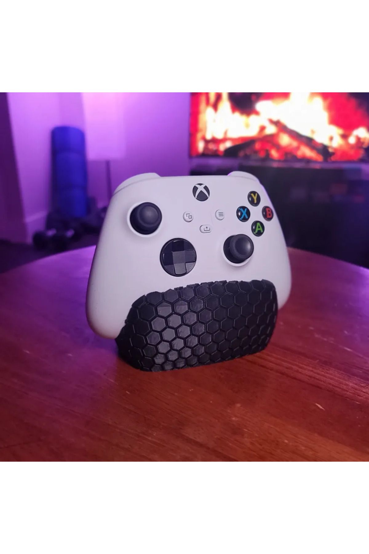 Cypnova Xbox Series X/S Kontrolcü Tutucu – Hex Desenli Şık Stand