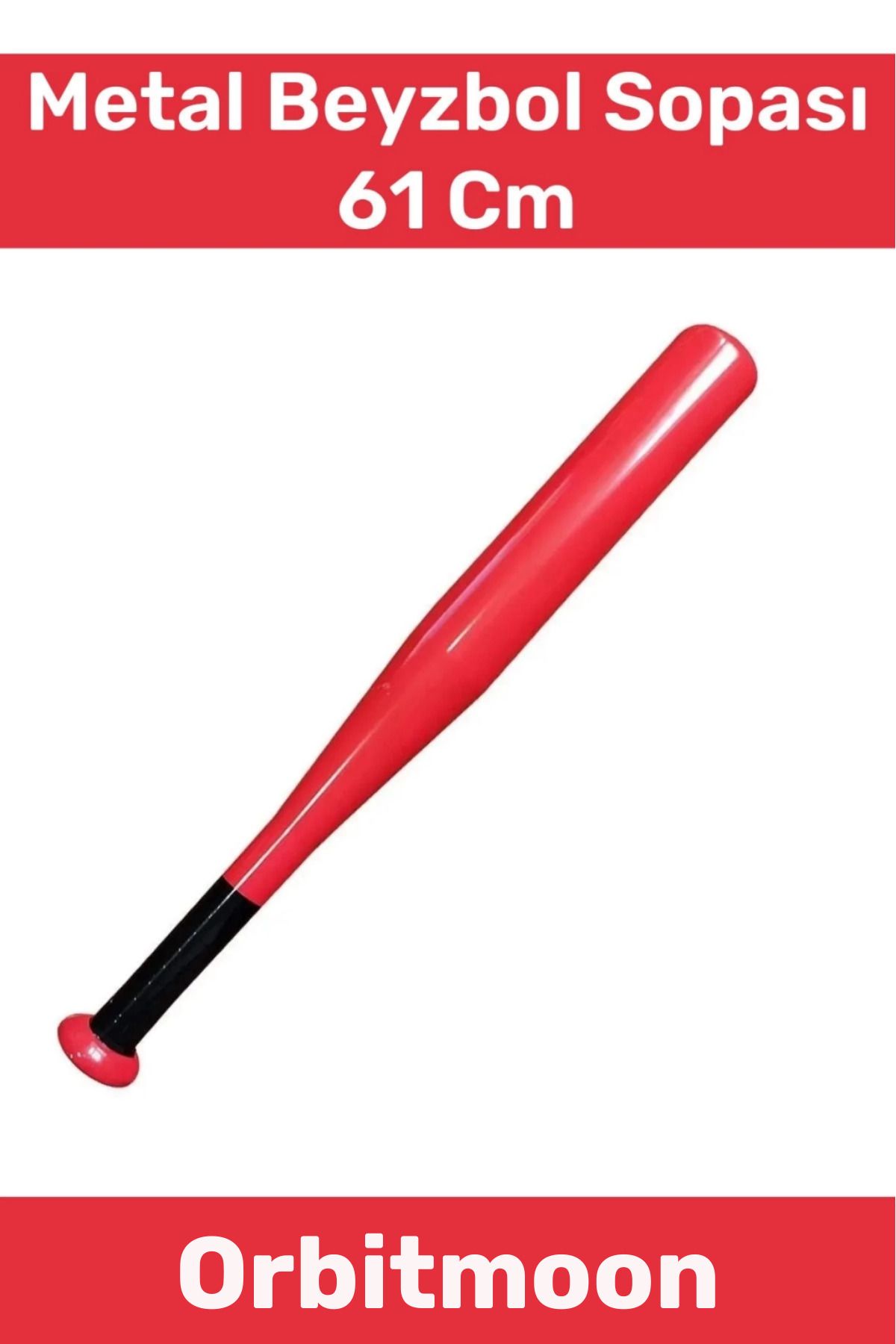 Orbitmoon Premium Seri Özel Üretim Metal Kırılmaz Kolay Kavrama Kaliteli Beyzbol Sopası 61 Cm
