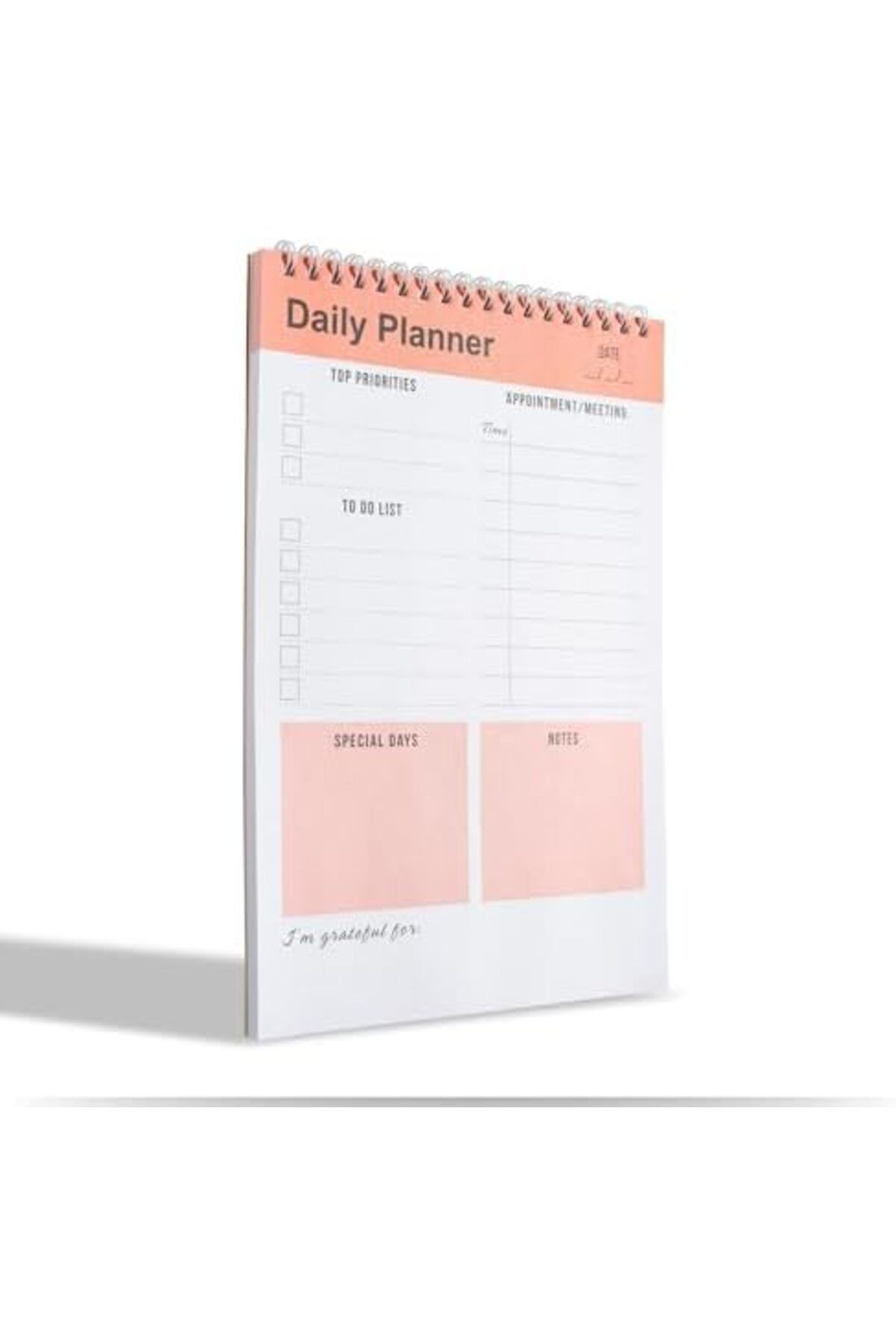STOREMAX-Muartshop Planner Notebook, to Do List Notepad, Spiral Notebook, Checklist, İ 3