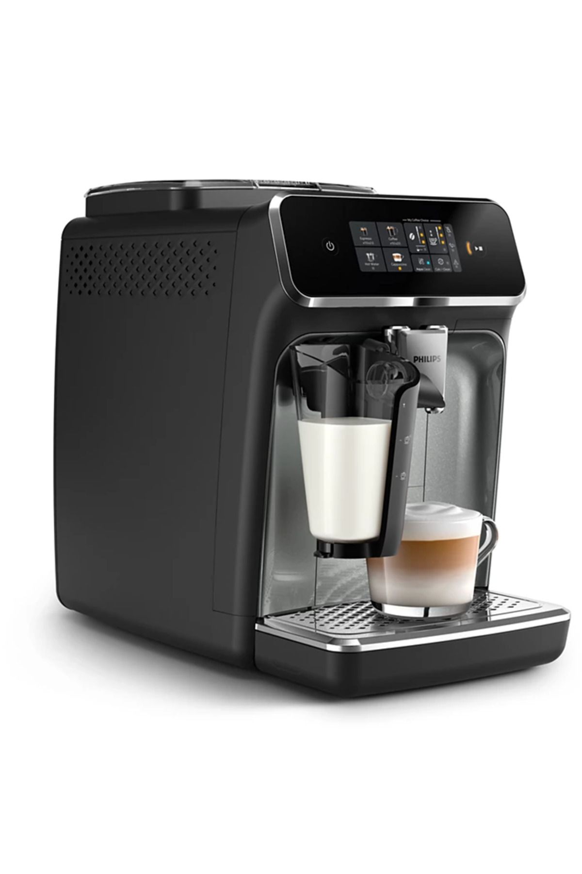 Philips-Espressor automat Philips EP2339/40, 1500W, 1.8l, 15 bar, sistem de spumare lapte LatteGo, Negru 3