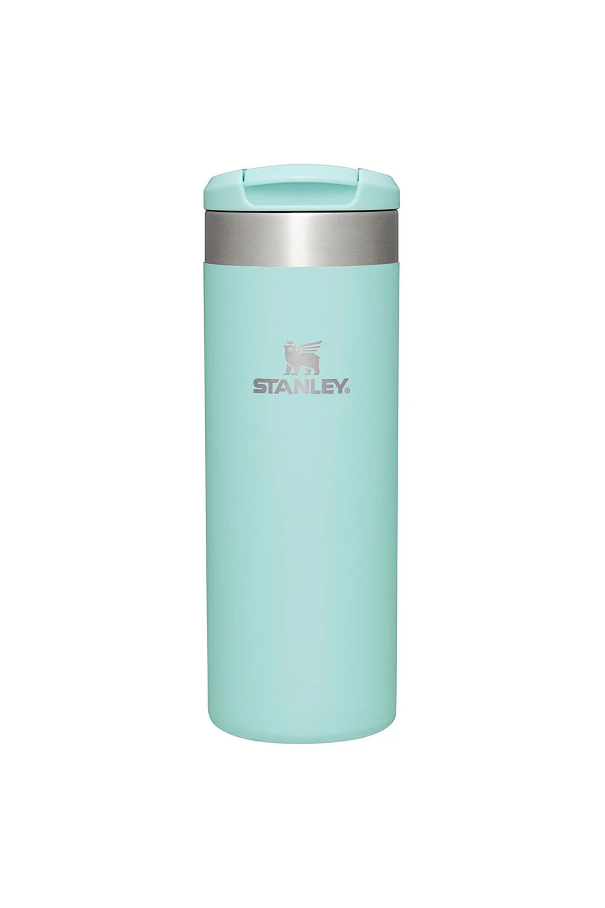 Stanley AeroLight Transit Mug 0.47L – Tazza Termica Leggera In Acciaio Inox, Isotermica, A Prova Di Perdite, Verde Hammertone, Per Auto