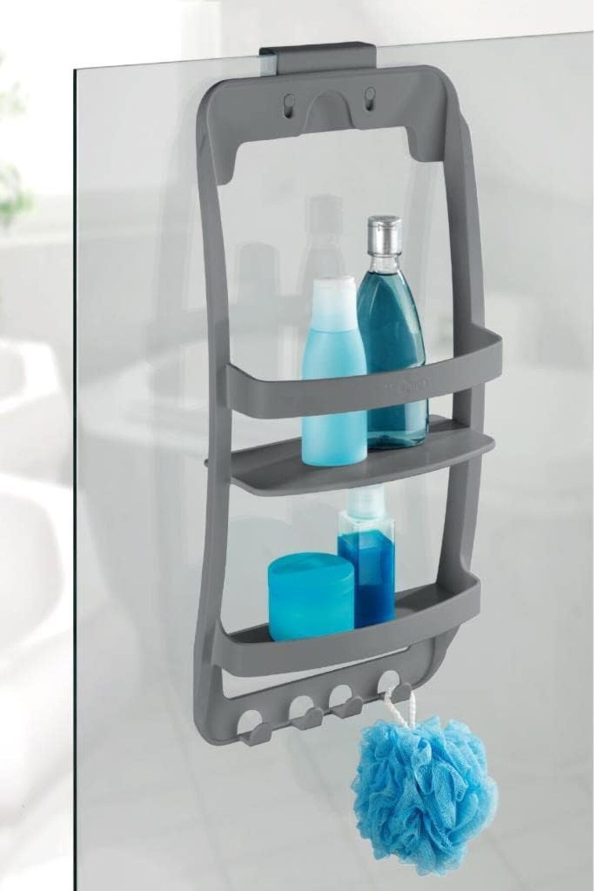 STOREMAX nffashopm Plastik Banyo Rafı (gri) storestarx 1051353