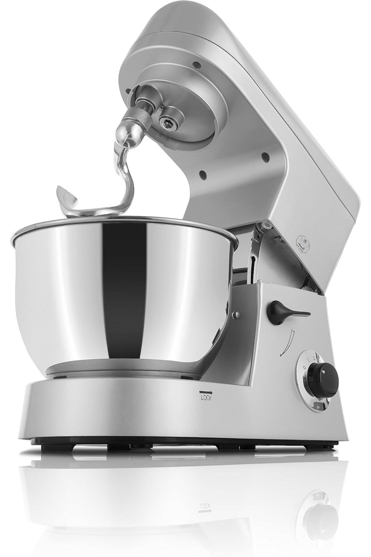ALSAIF-Professional Electric Mixer 5.2l Capacity 1000w Power With 6 Speed Control Model H90 2